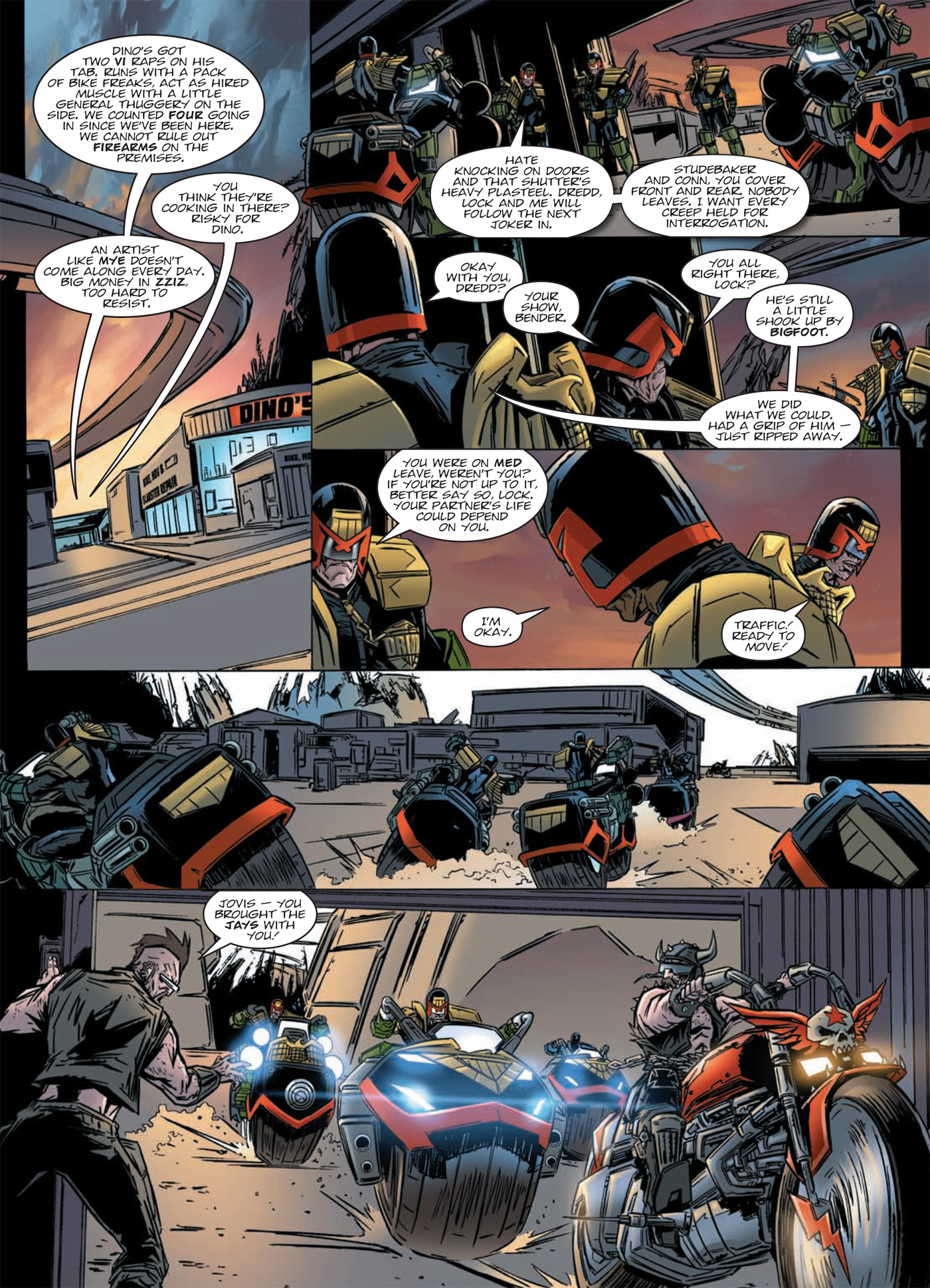 Read online Judge Dredd: Day of Chaos: Fallout comic -  Issue # TPB (Part 3) - 22