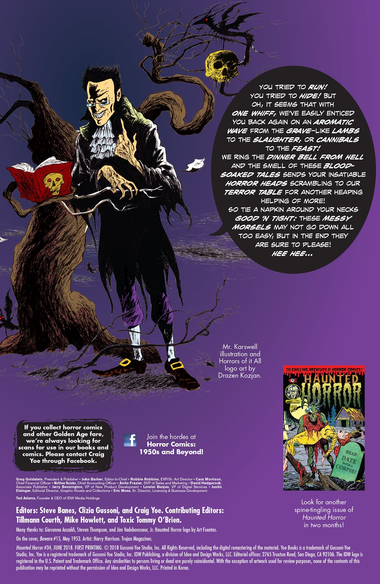 Read online Haunted Horror comic -  Issue #34 - 2