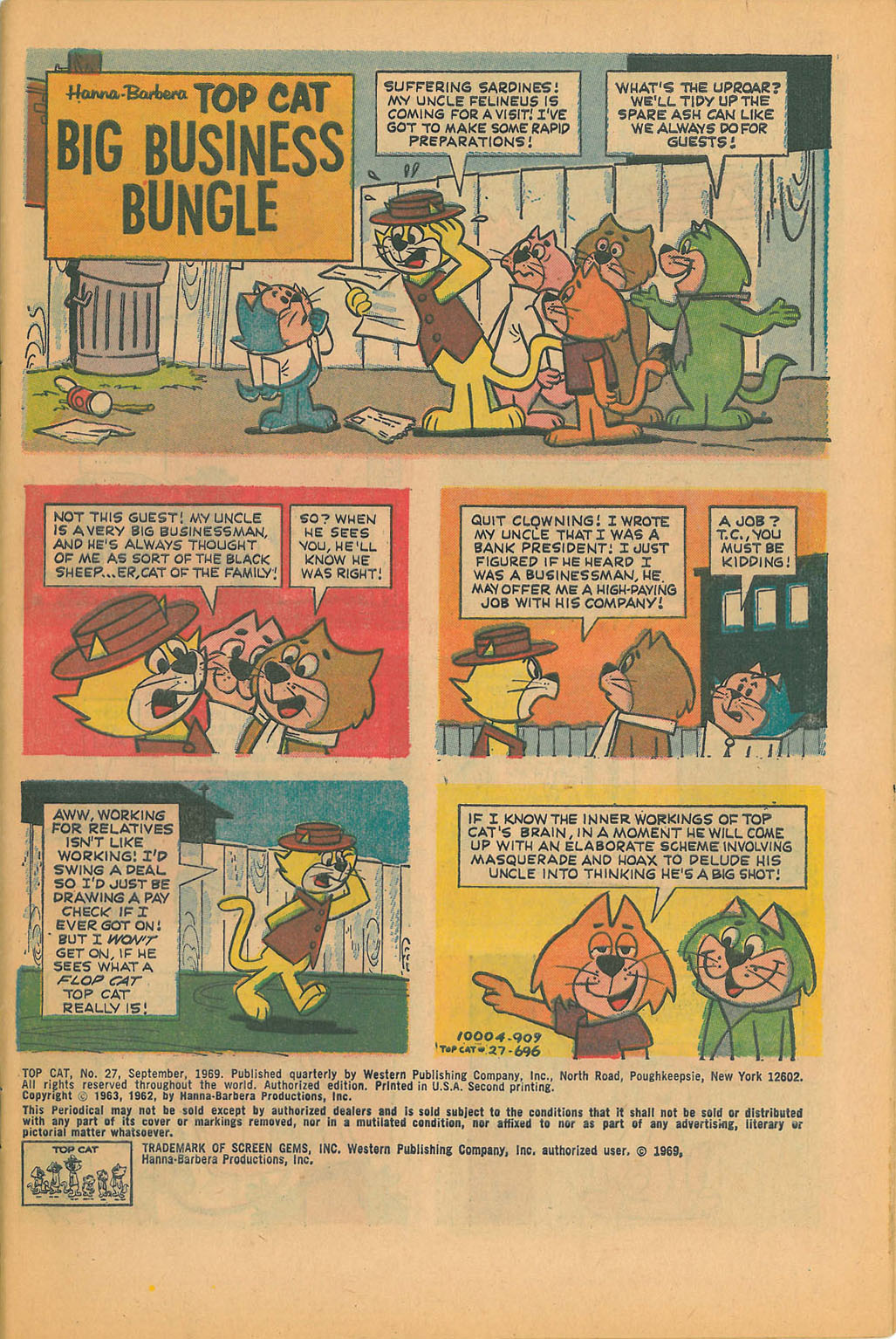 Read online Top Cat (1962) comic -  Issue #27 - 3