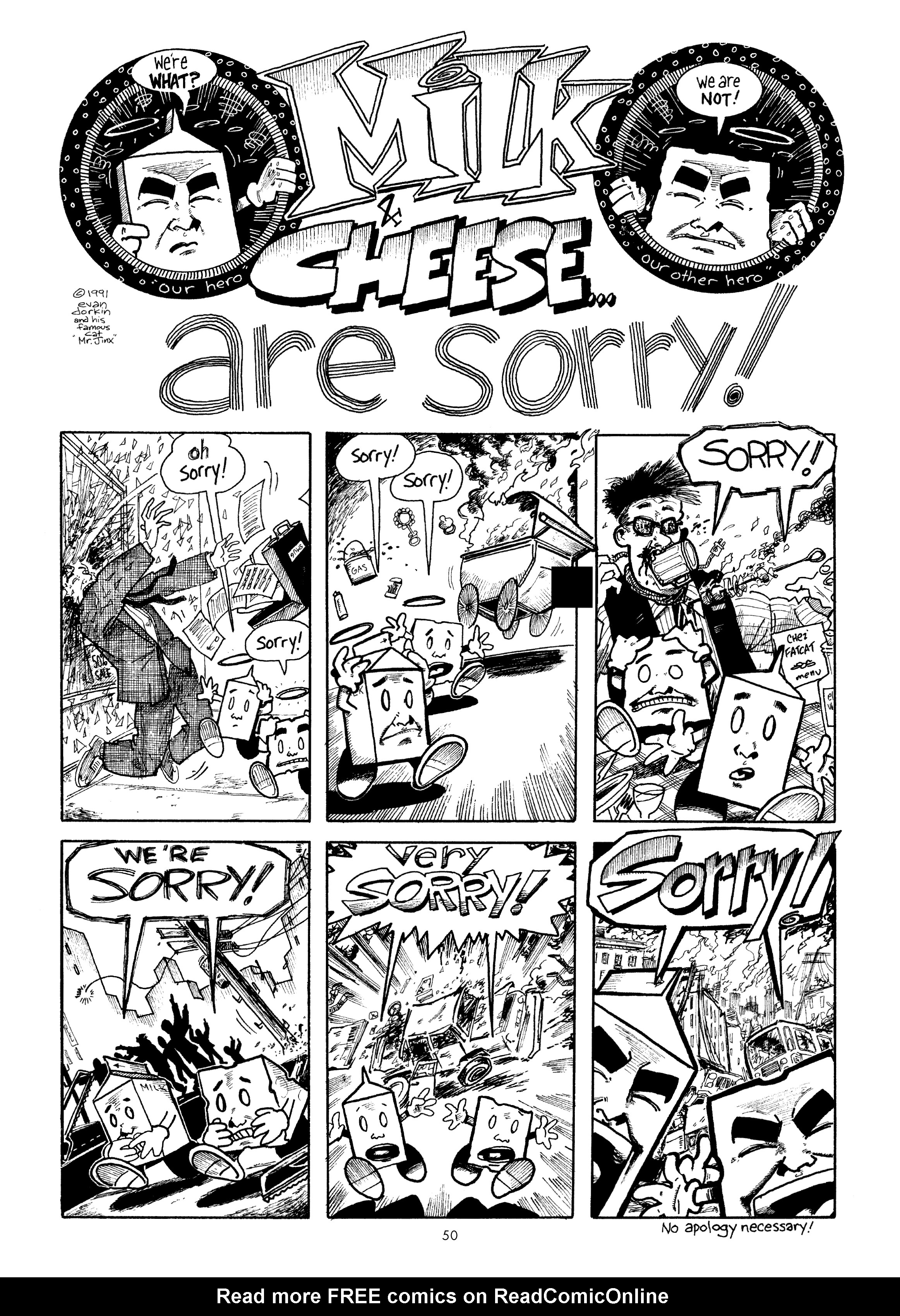 Read online Milk And Cheese: Dairy Products Gone Bad! comic -  Issue # Full - 52
