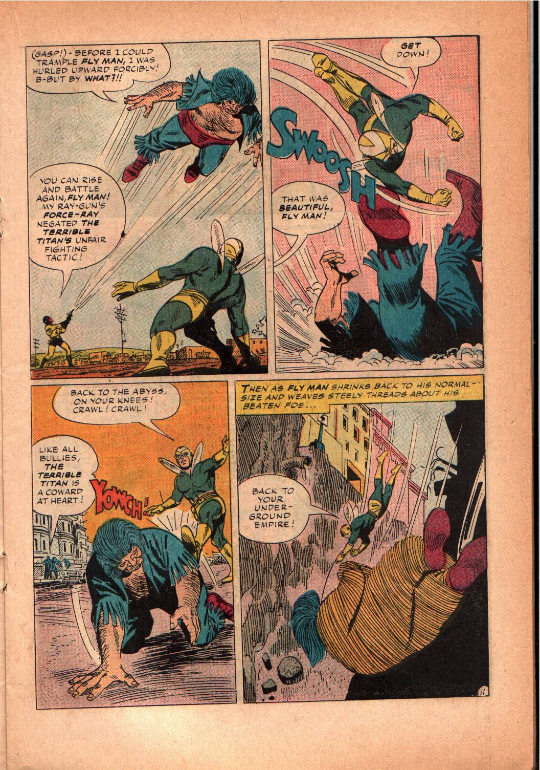 Read online Fly Man comic -  Issue #34 - 13