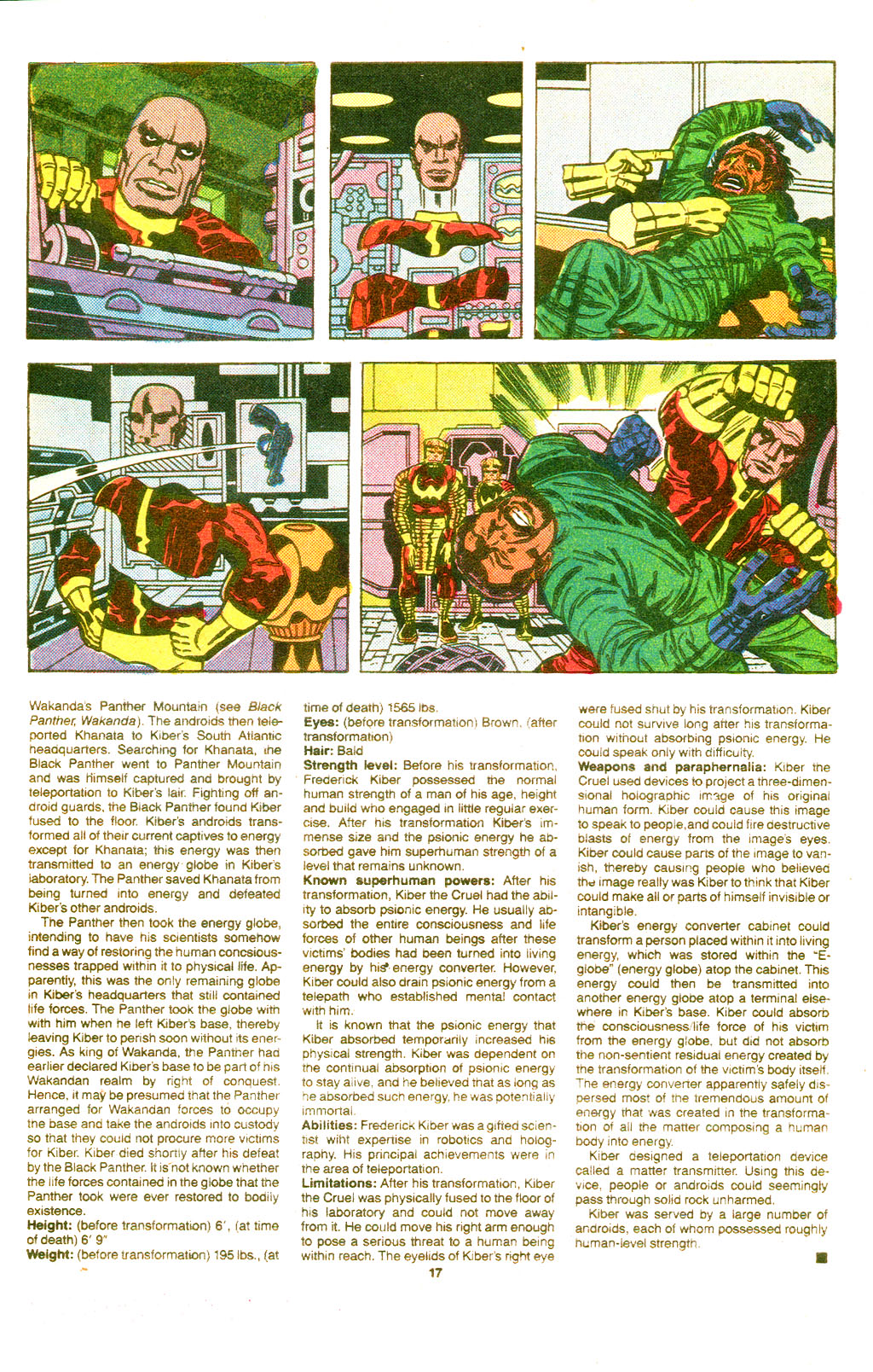 Read online The Official Handbook of the Marvel Universe Deluxe Edition comic -  Issue #18 - 19