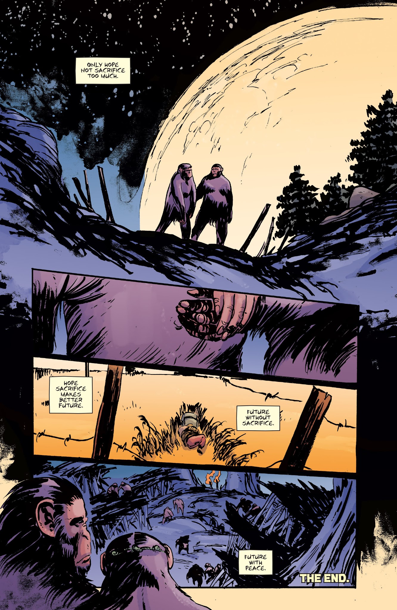 Read online Dawn of the Planet of the Apes comic -  Issue # TPB - 147