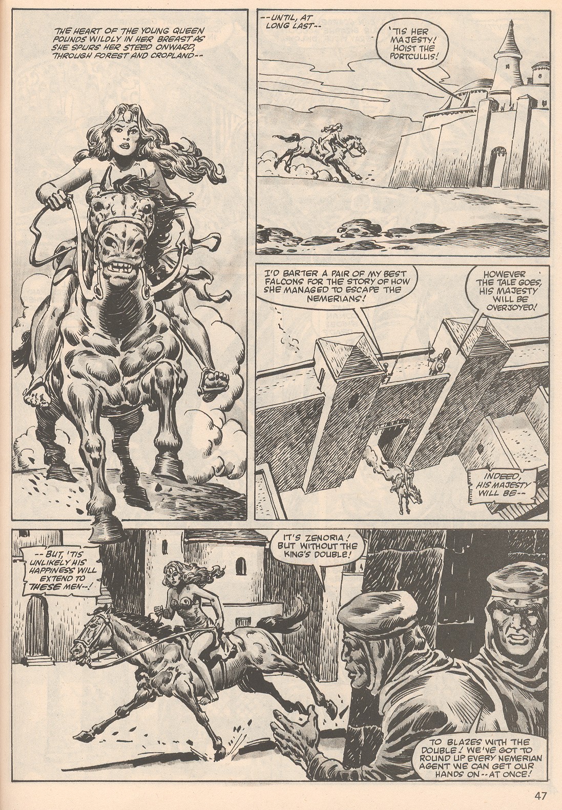Read online The Savage Sword Of Conan comic -  Issue #104 - 47