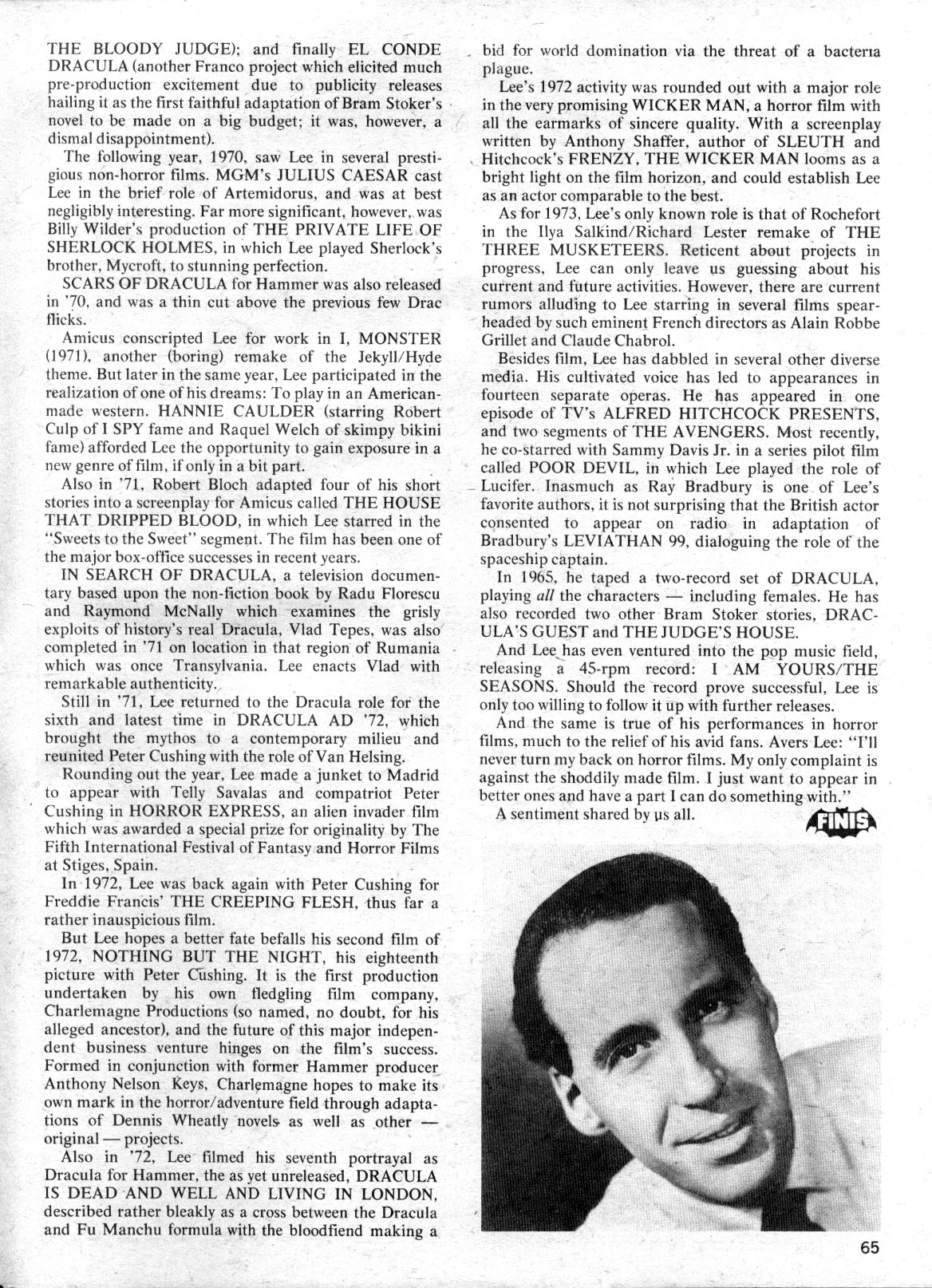 Read online Dracula Lives comic -  Issue #12 - 65
