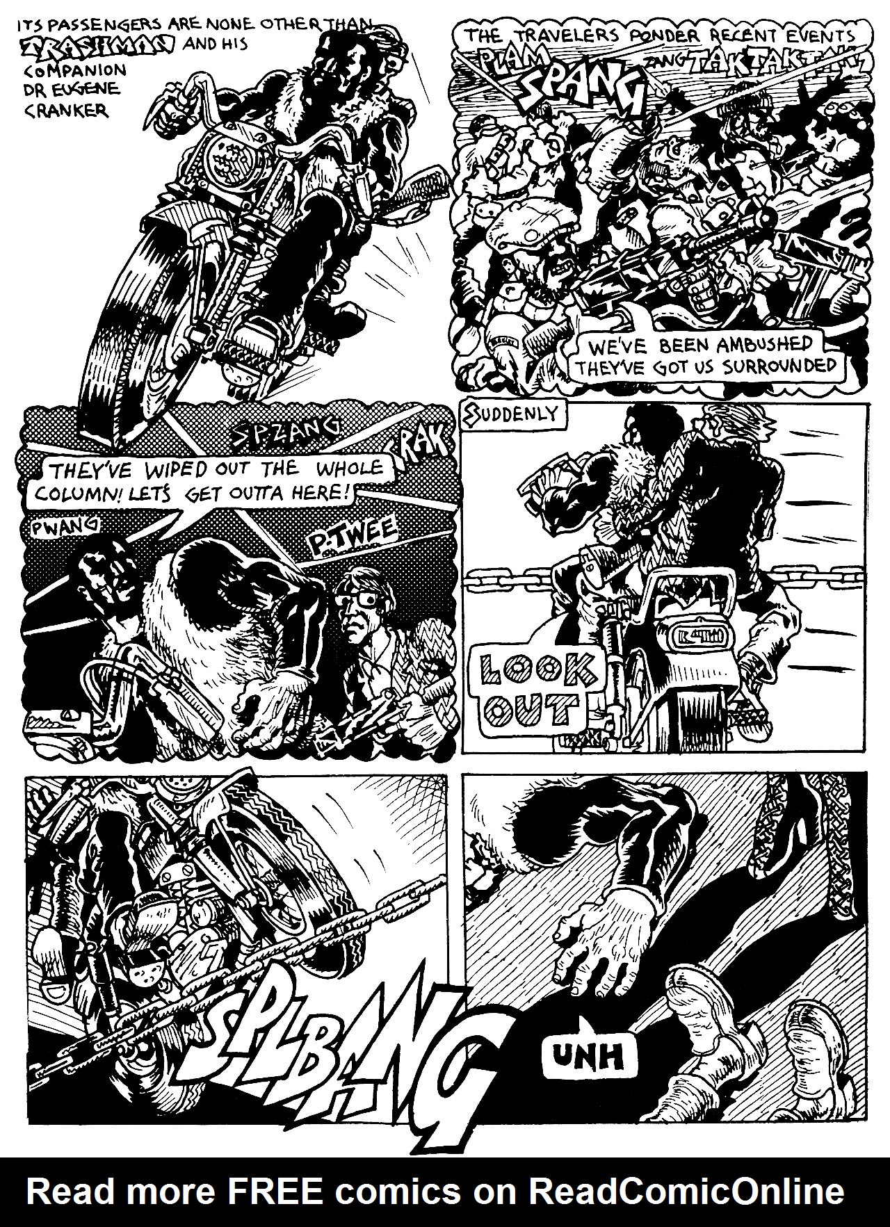 Read online Trashman Lives! comic -  Issue # TPB - 38