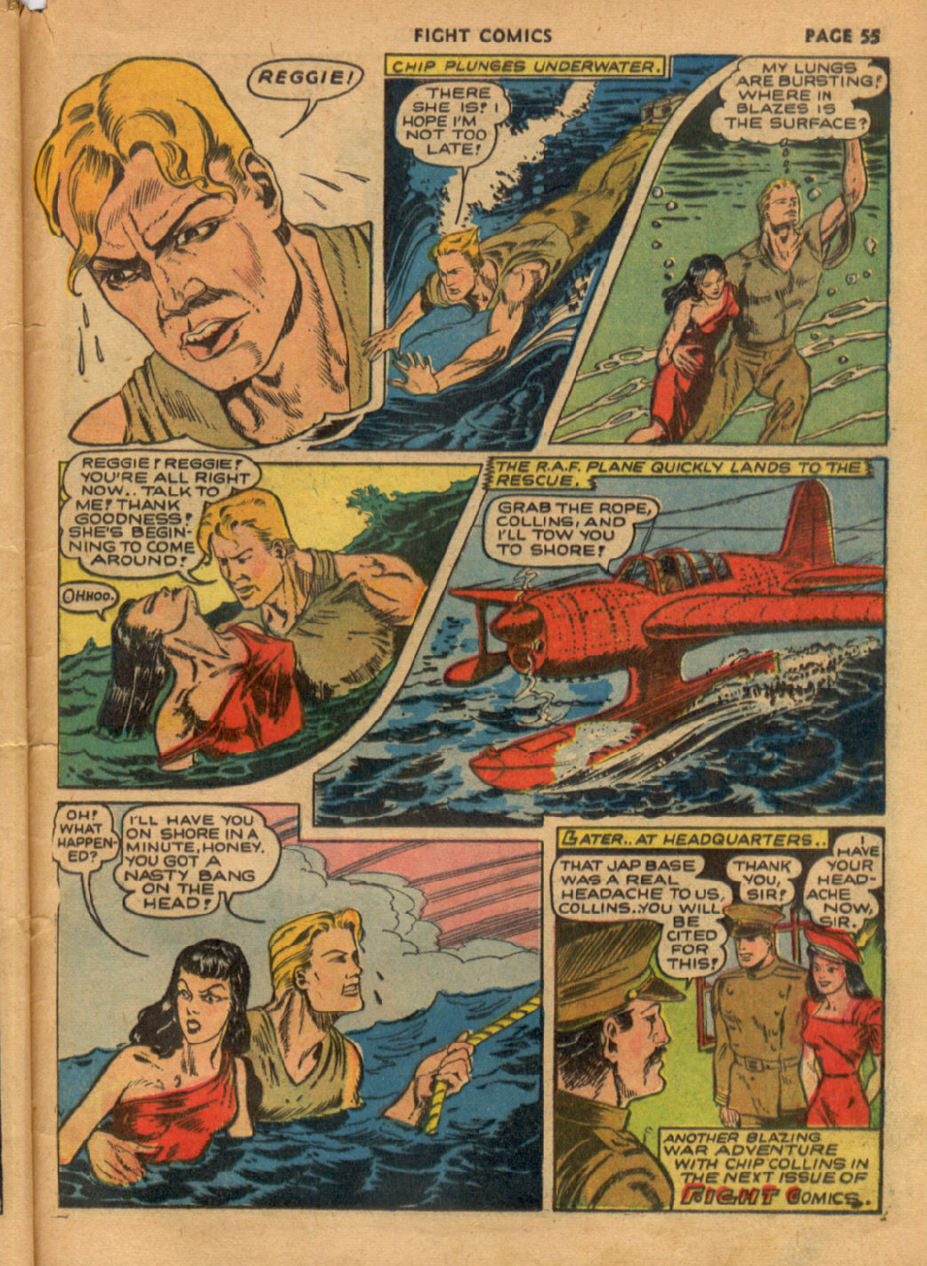 Read online Fight Comics comic -  Issue #19 - 57