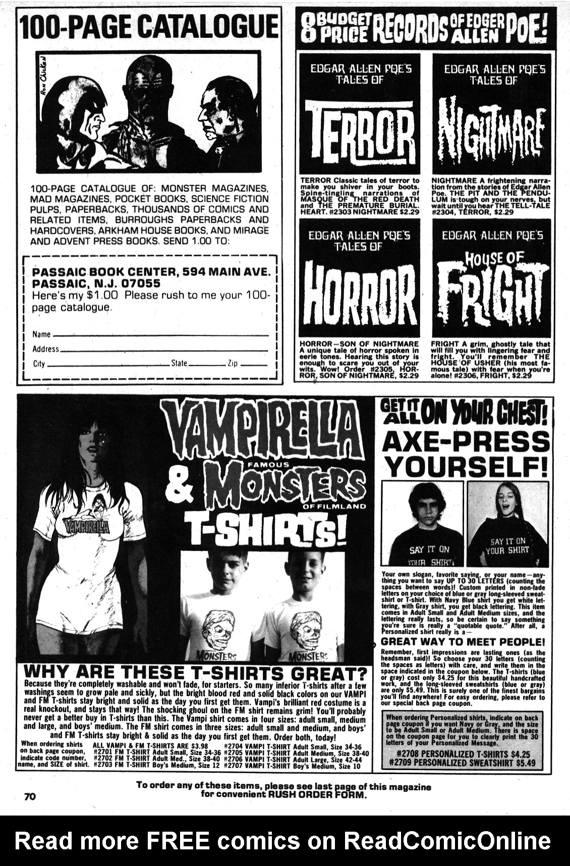 Read online Vampirella (1969) comic -  Issue #33 - 70
