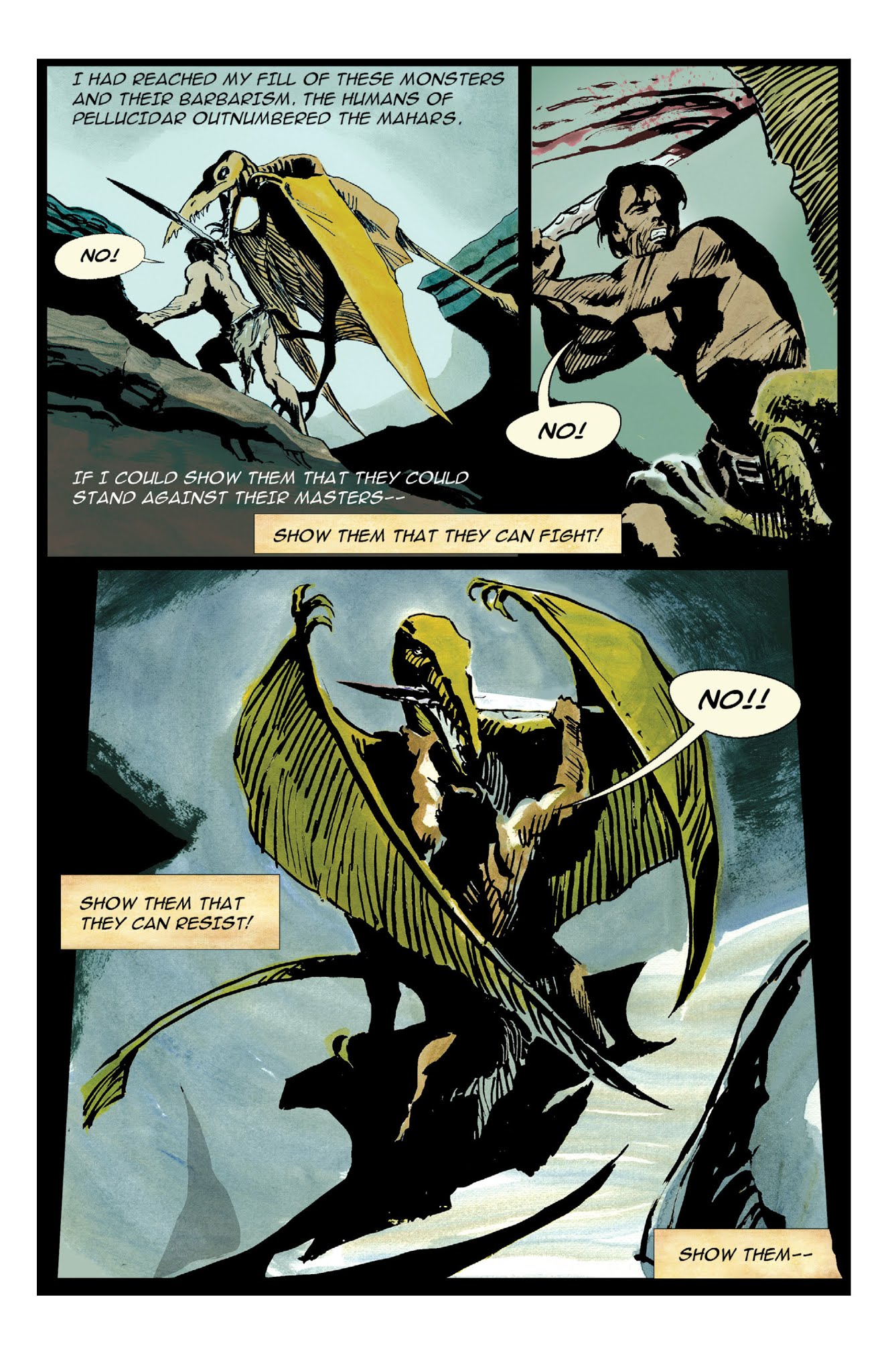 Read online Edgar Rice Burroughs' At the Earth's Core comic -  Issue # TPB - 70
