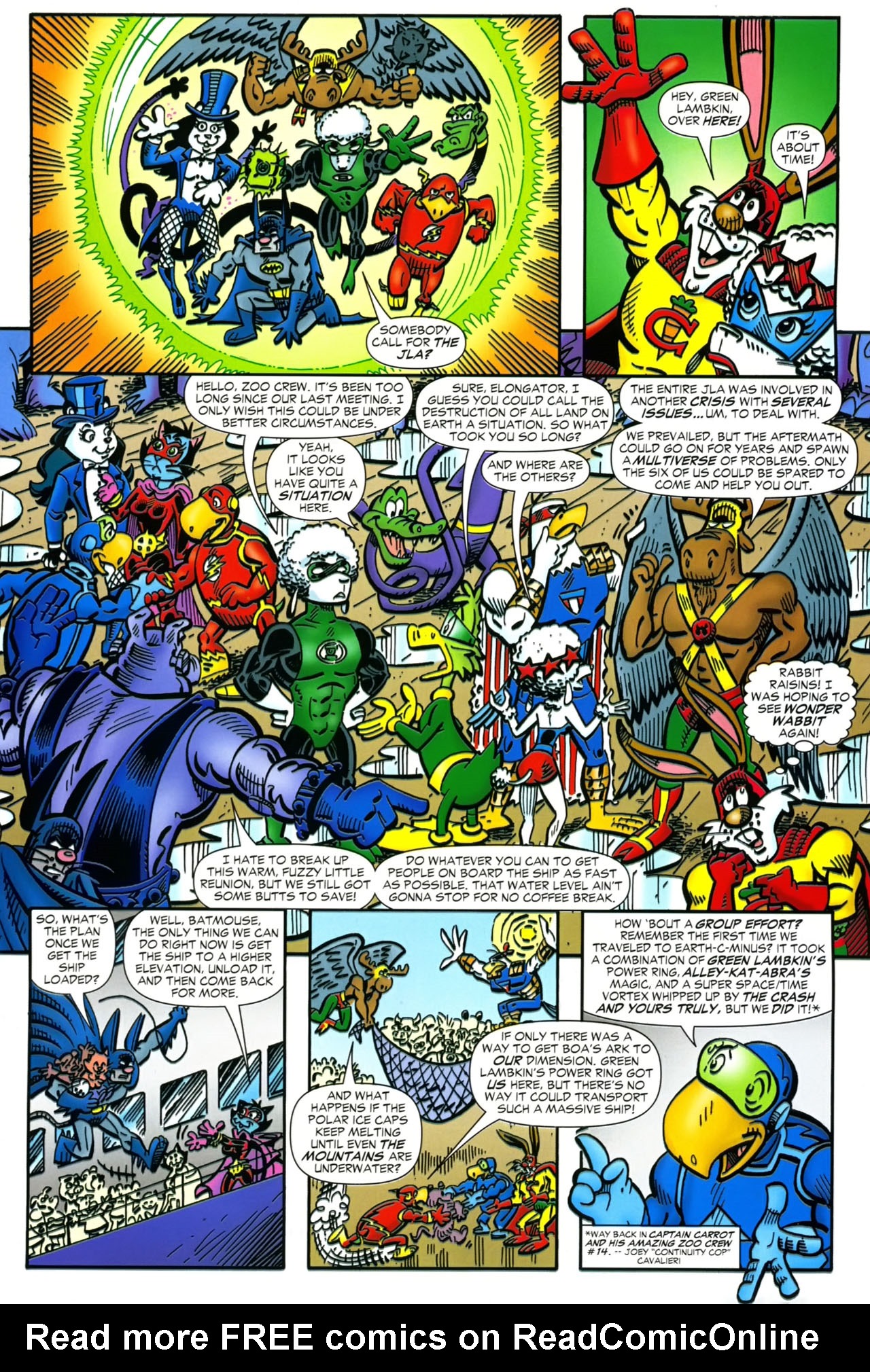 Read online Captain Carrot and the Final Ark comic -  Issue #3 - 13