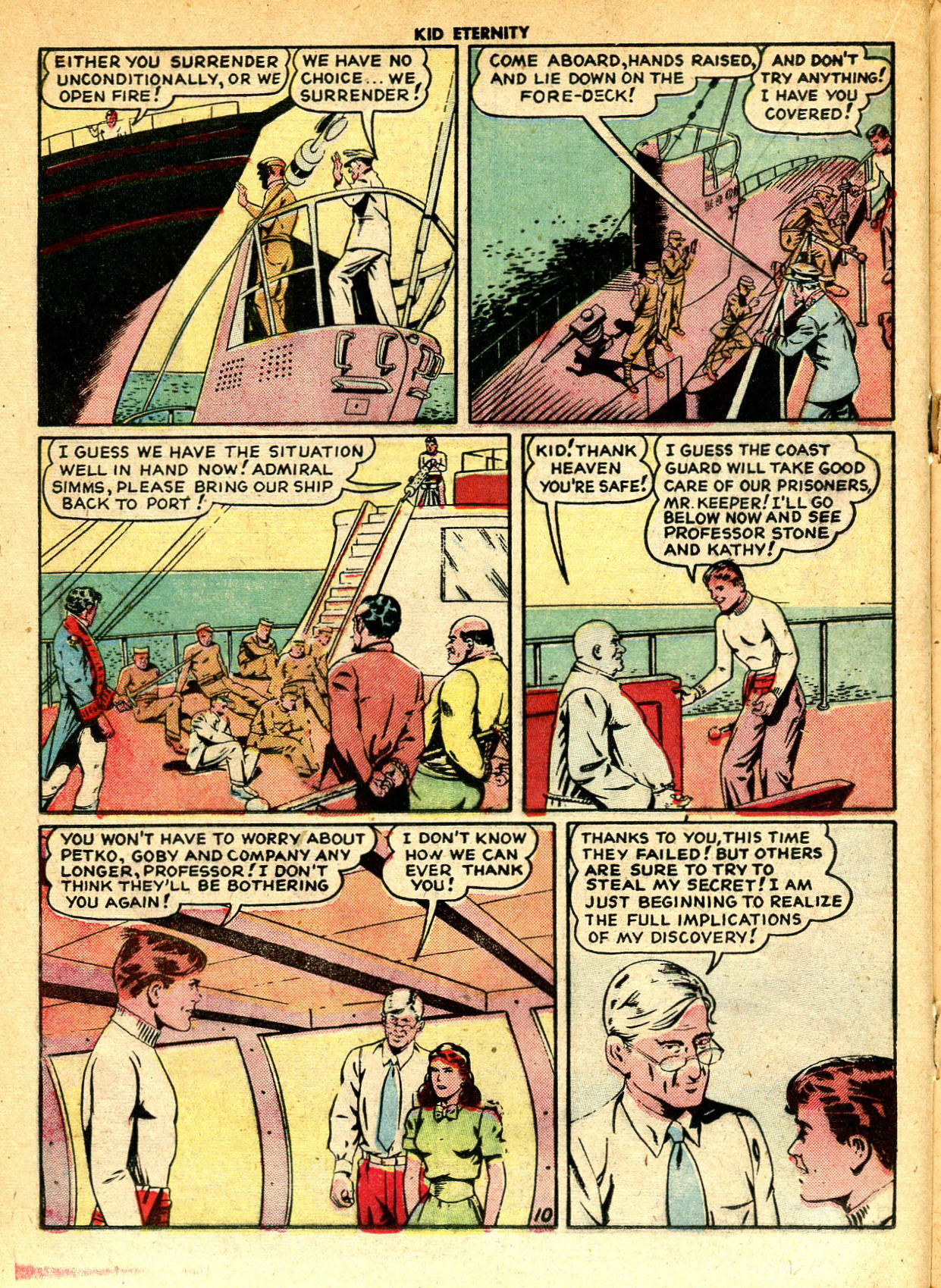 Read online Kid Eternity (1946) comic -  Issue #14 - 24