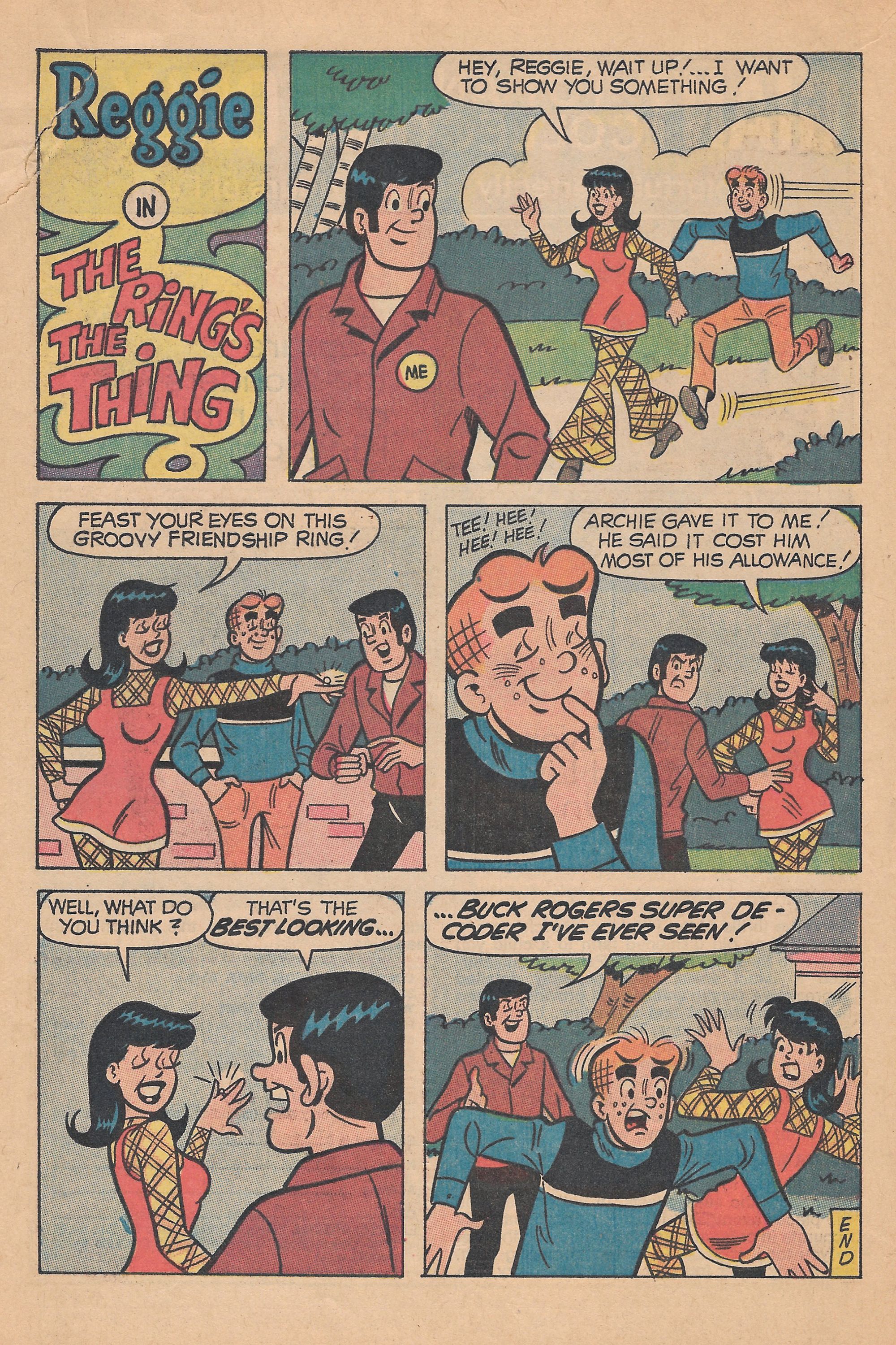 Read online Reggie's Wise Guy Jokes comic -  Issue #12 - 60