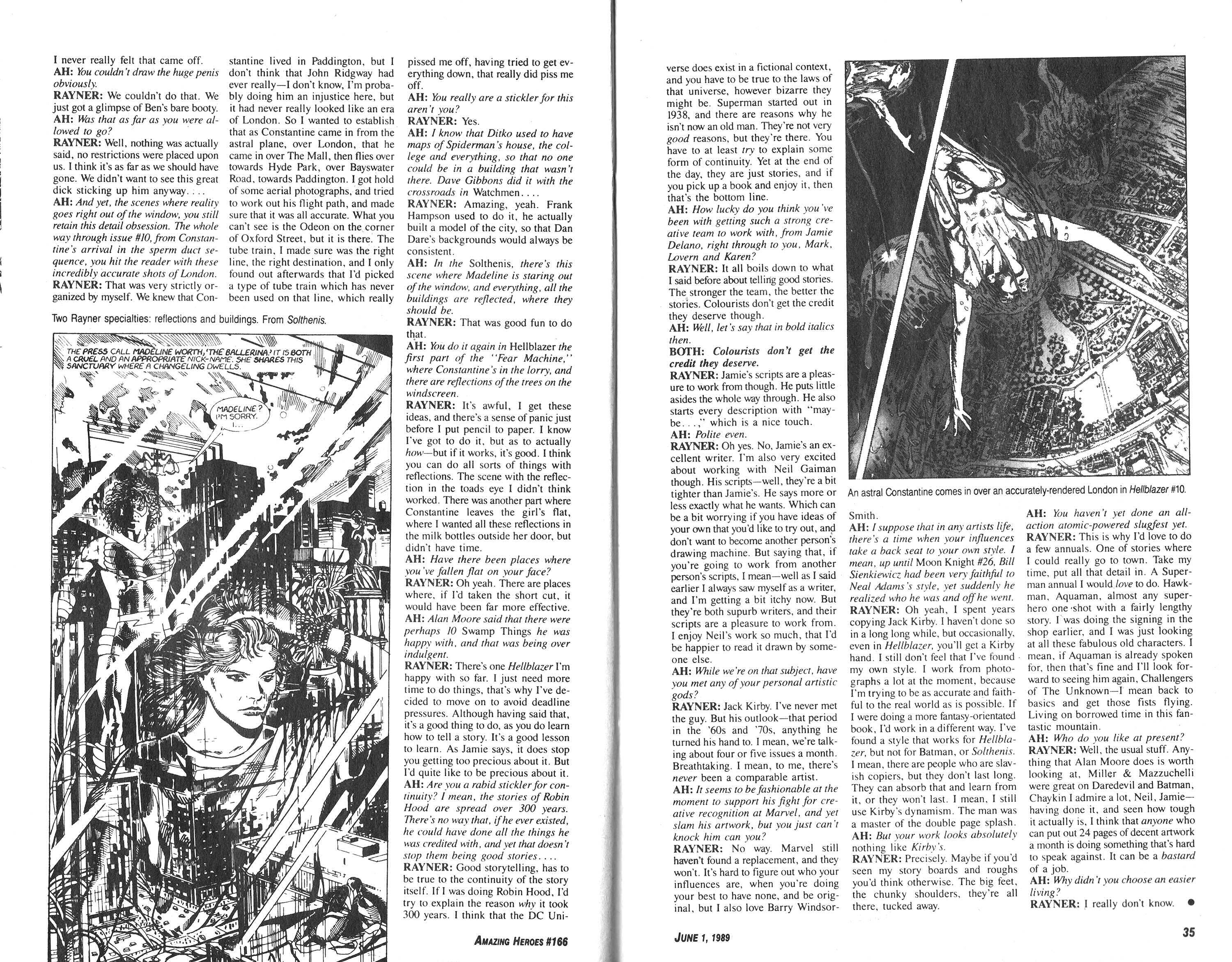 Read online Amazing Heroes comic -  Issue #166 - 18