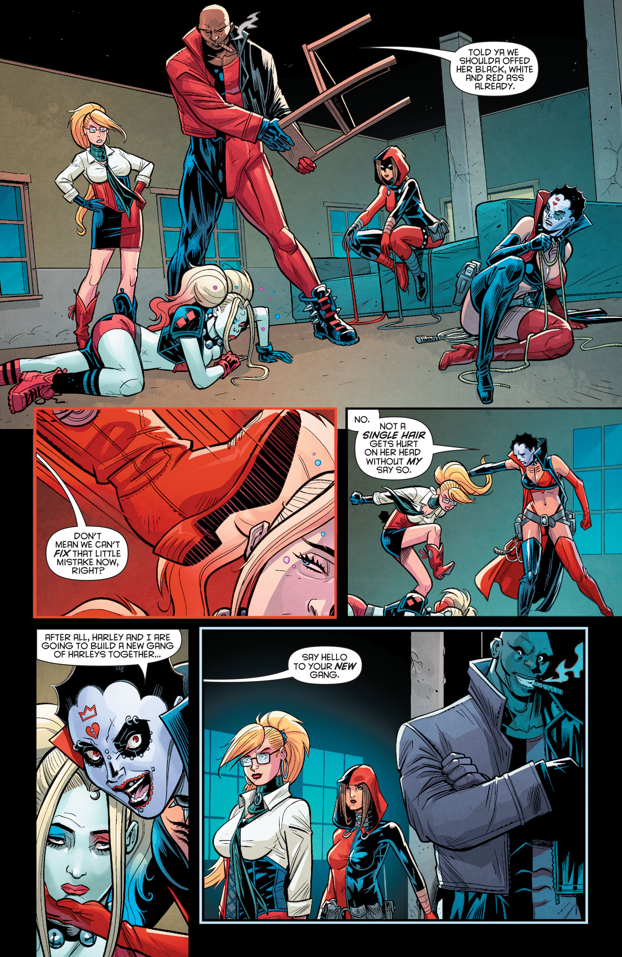 Read online Harley Quinn And Her Gang Of Harleys comic -  Issue #3 - 16