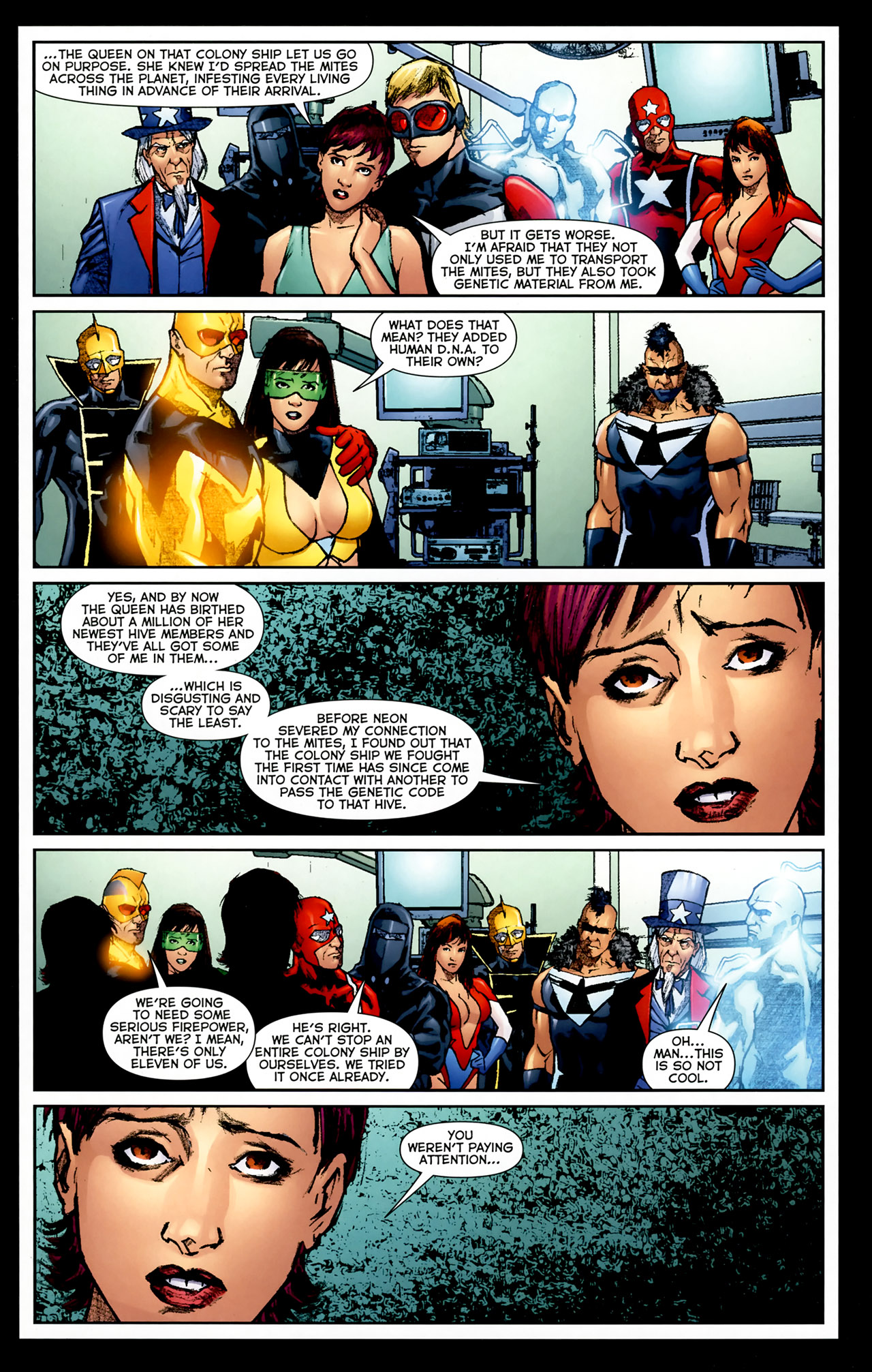Read online Uncle Sam and the Freedom Fighters (2007) comic -  Issue #7 - 19