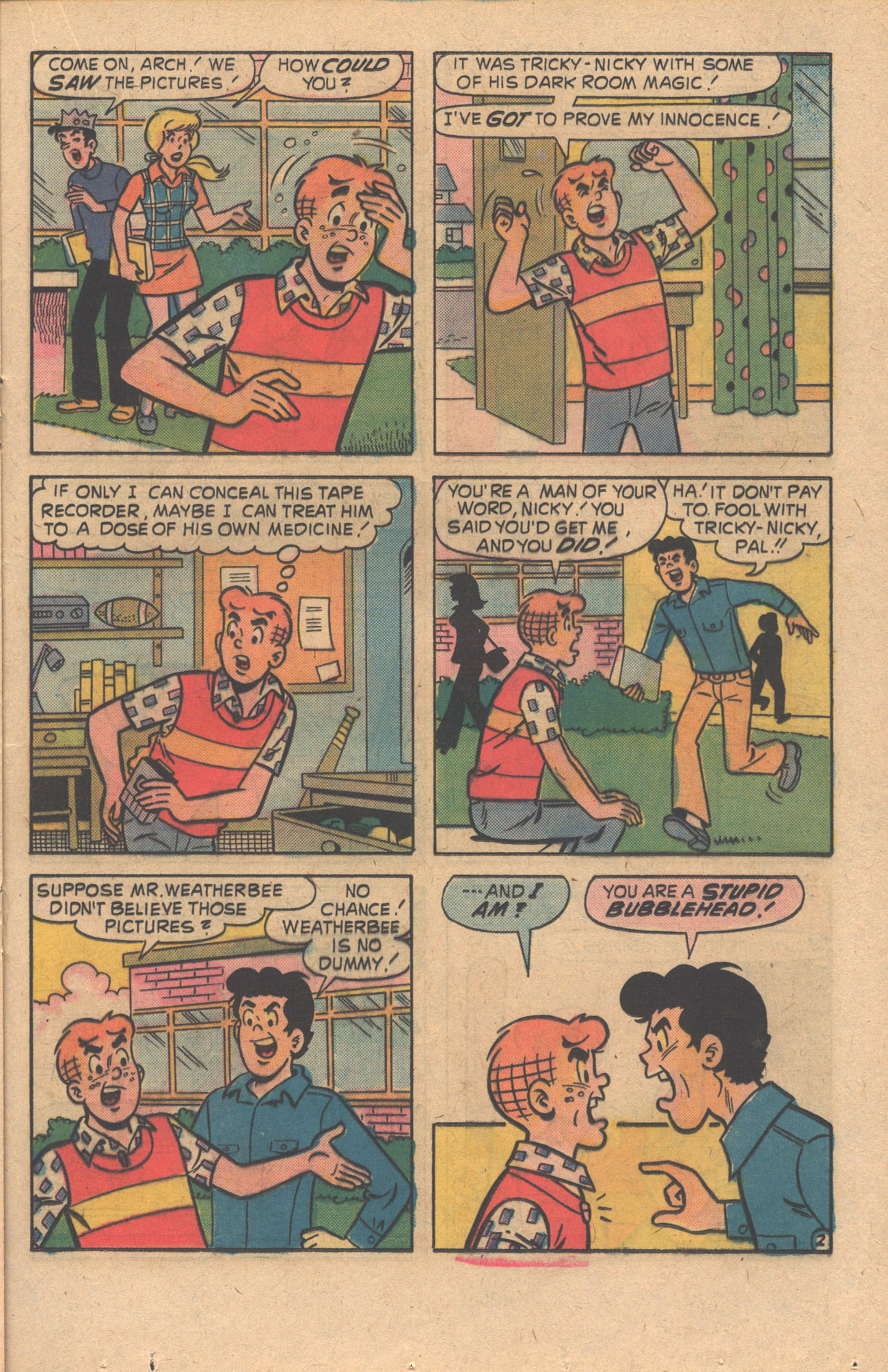 Read online Archie at Riverdale High (1972) comic -  Issue #22 - 21