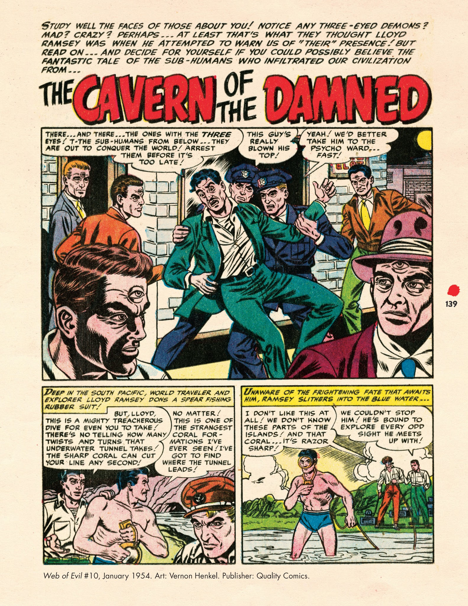 Read online Chilling Archives of Horror Comics comic -  Issue # TPB 9 - 140