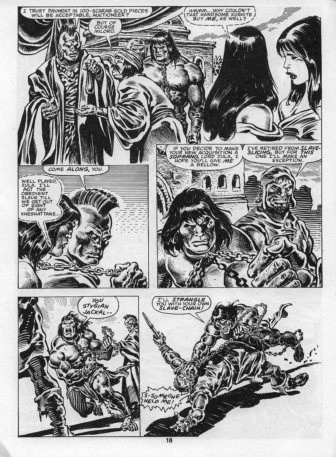 Read online The Savage Sword Of Conan comic -  Issue #205 - 20