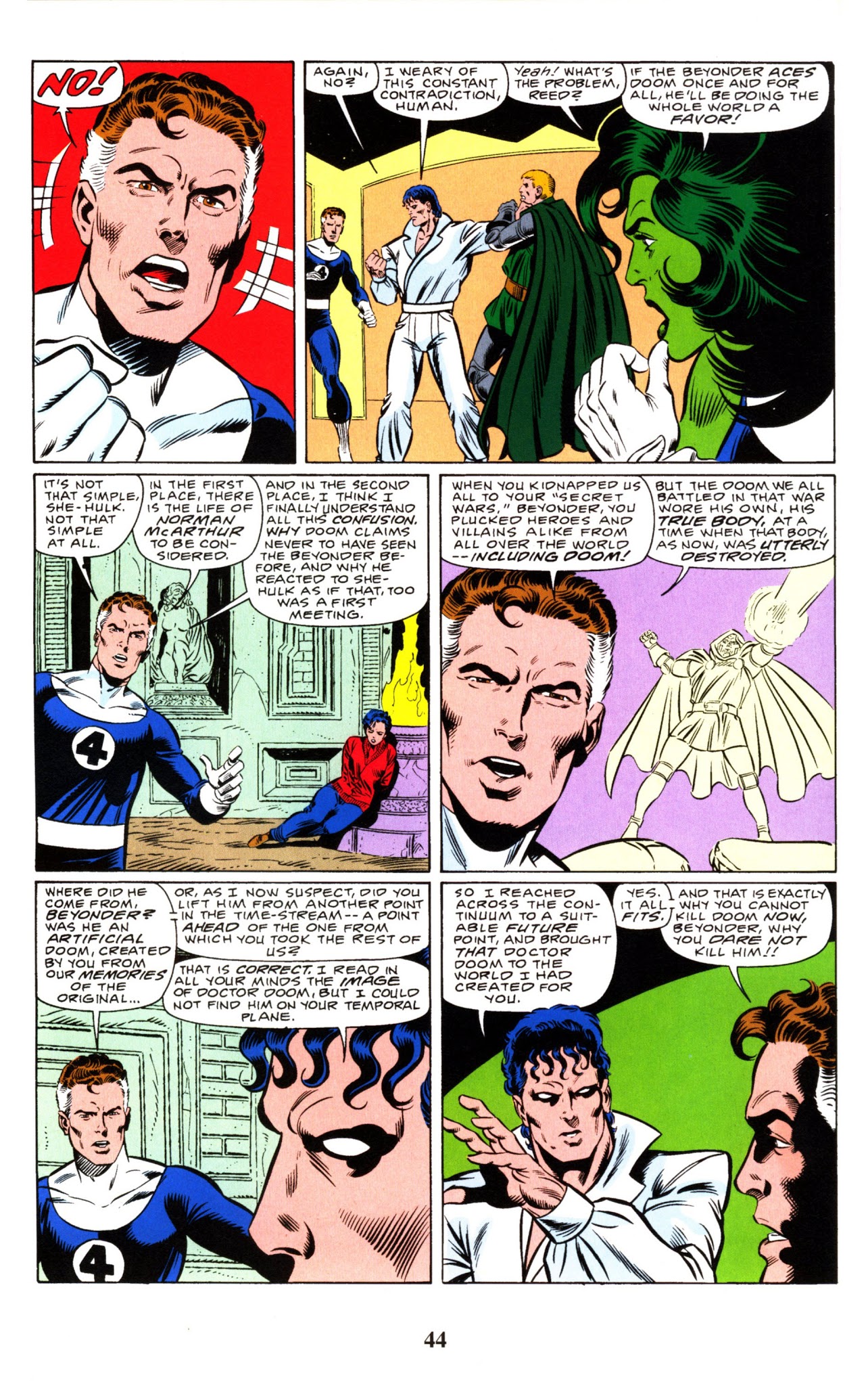 Read online Fantastic Four Visionaries: John Byrne comic -  Issue # TPB 8 - 46