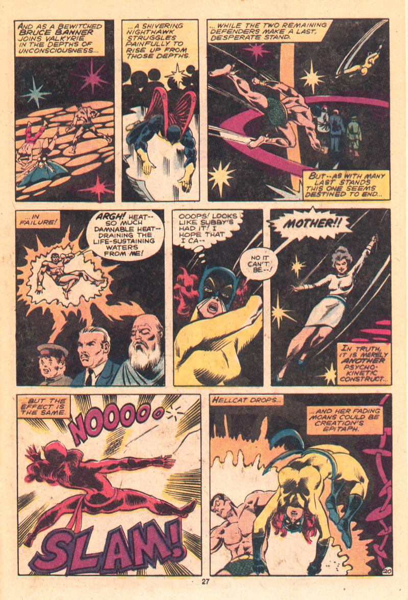 Read online The Defenders (1972) comic -  Issue #92 - 21