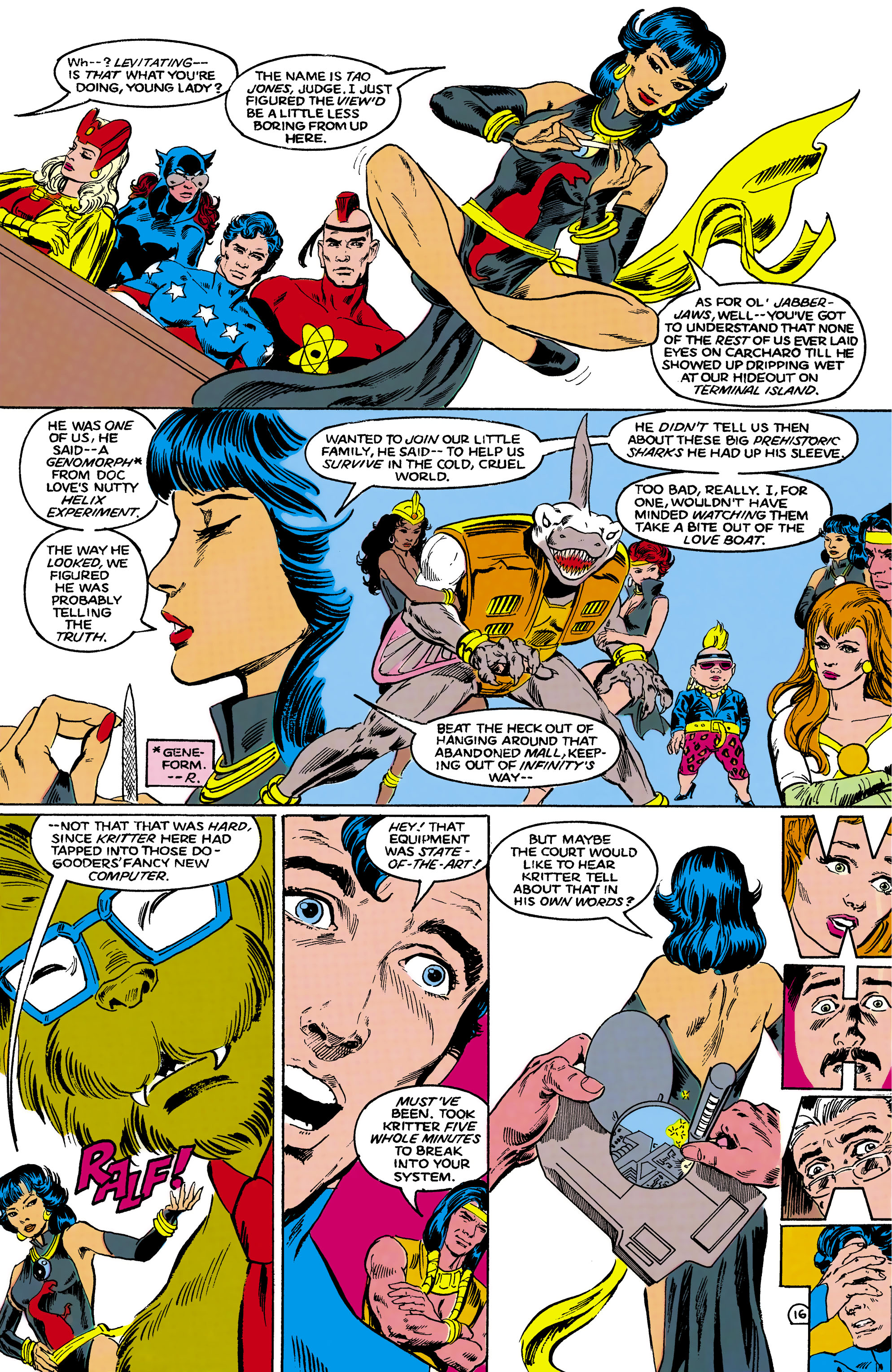 Read online Infinity Inc. (1984) comic -  Issue #38 - 17