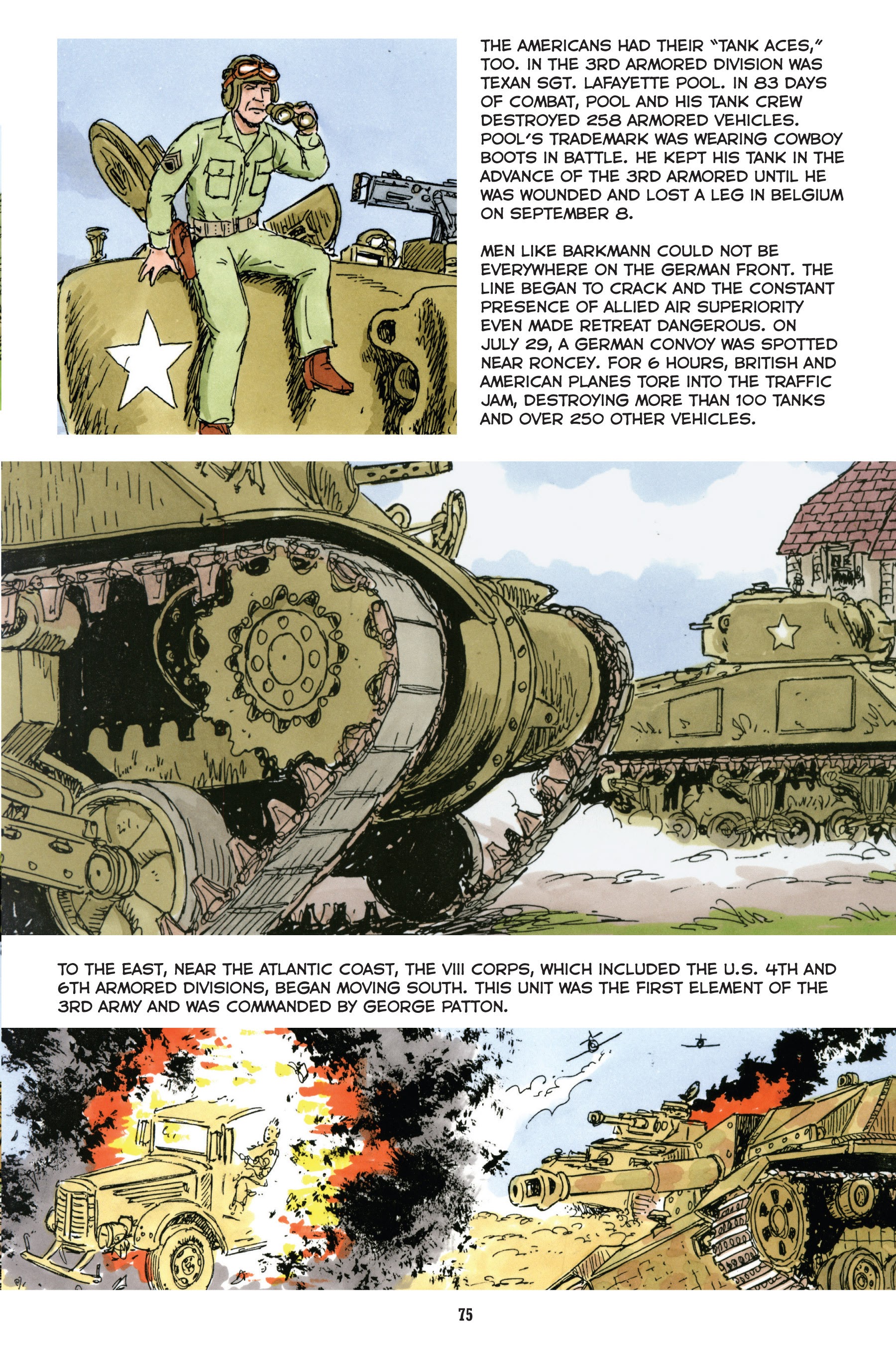 Read online Normandy: A Graphic History of D-Day, the Allied Invasion of Hitler's Fortress Europe comic -  Issue # TPB - 76