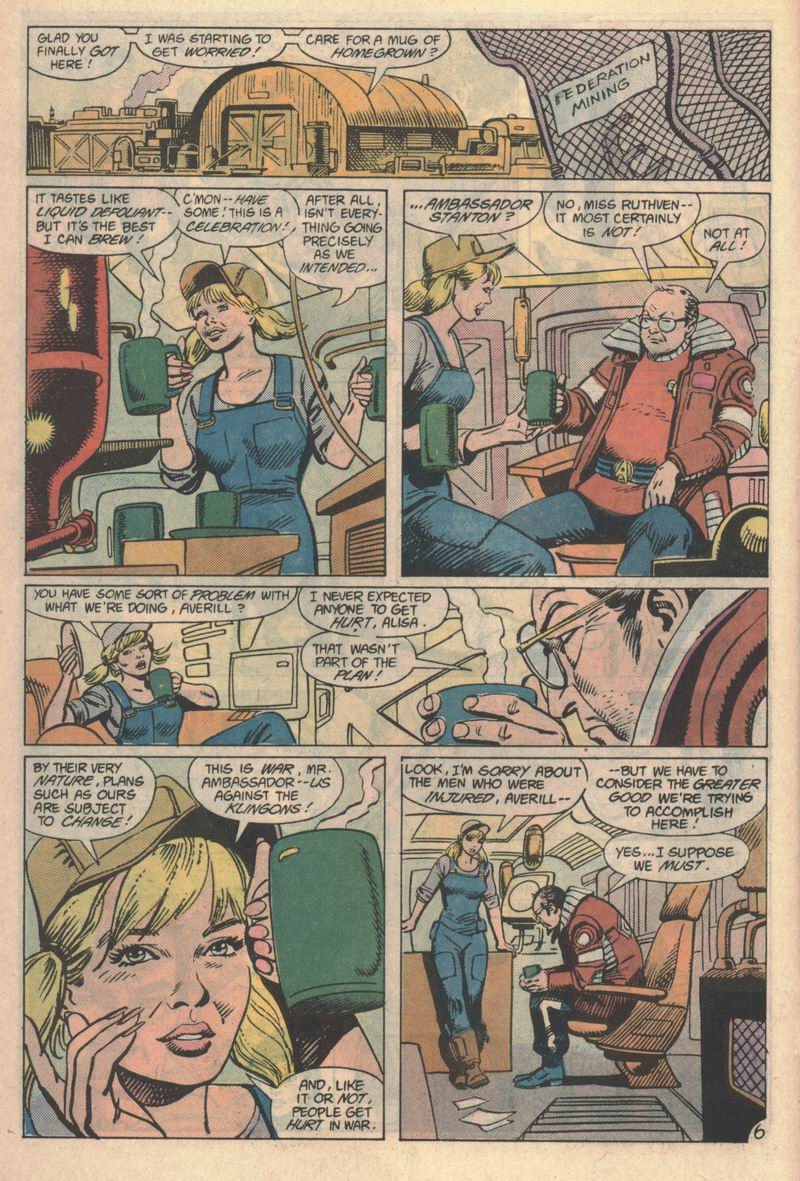 Read online Star Trek (1984) comic -  Issue #32 - 7