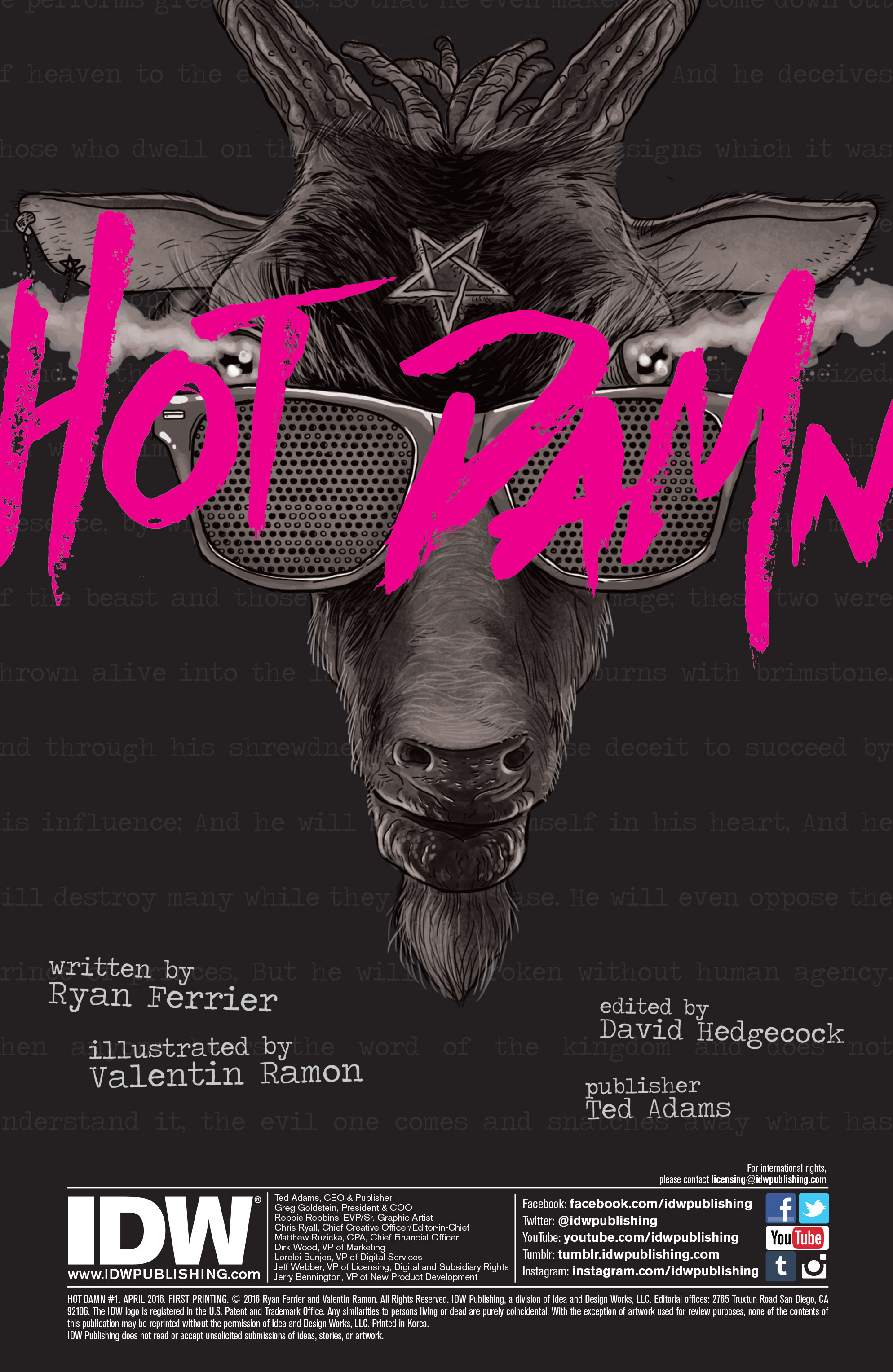 Read online Hot Damn comic -  Issue #1 - 2