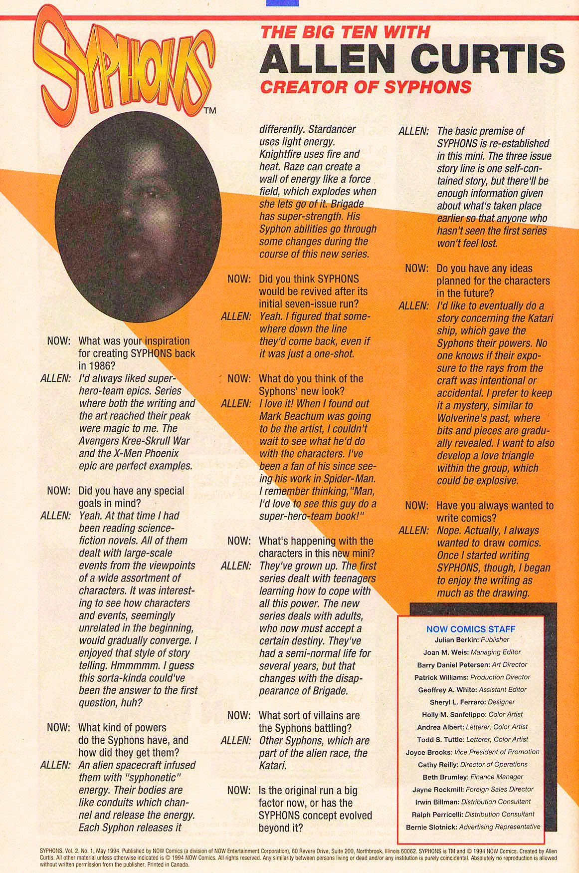 Read online Syphons (1994) comic -  Issue #1 - 27