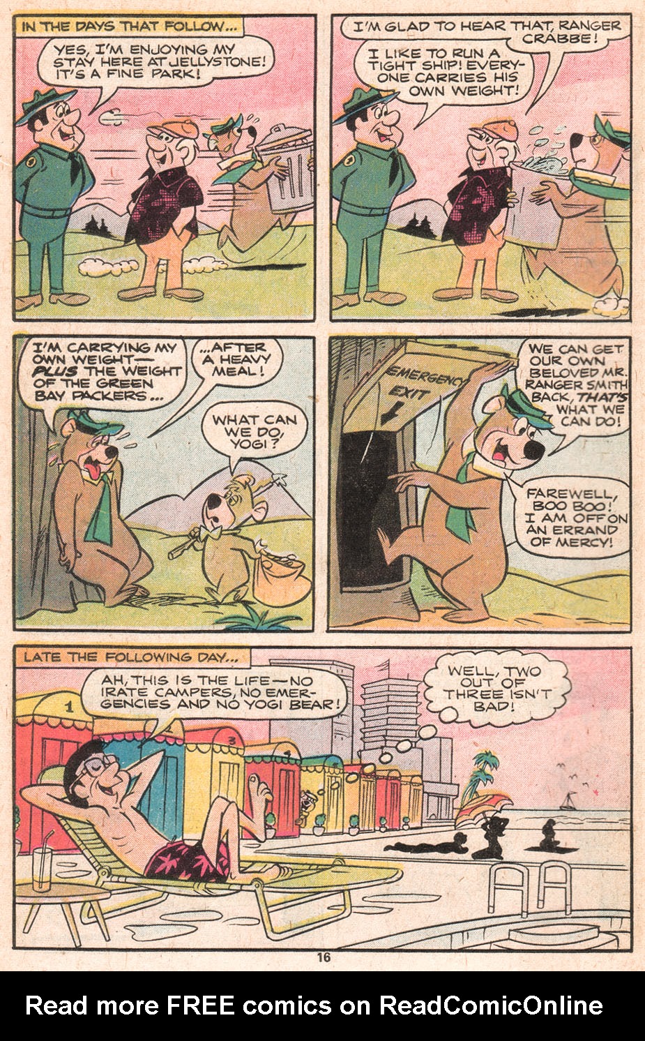 Read online Yogi Bear comic -  Issue #4 - 18