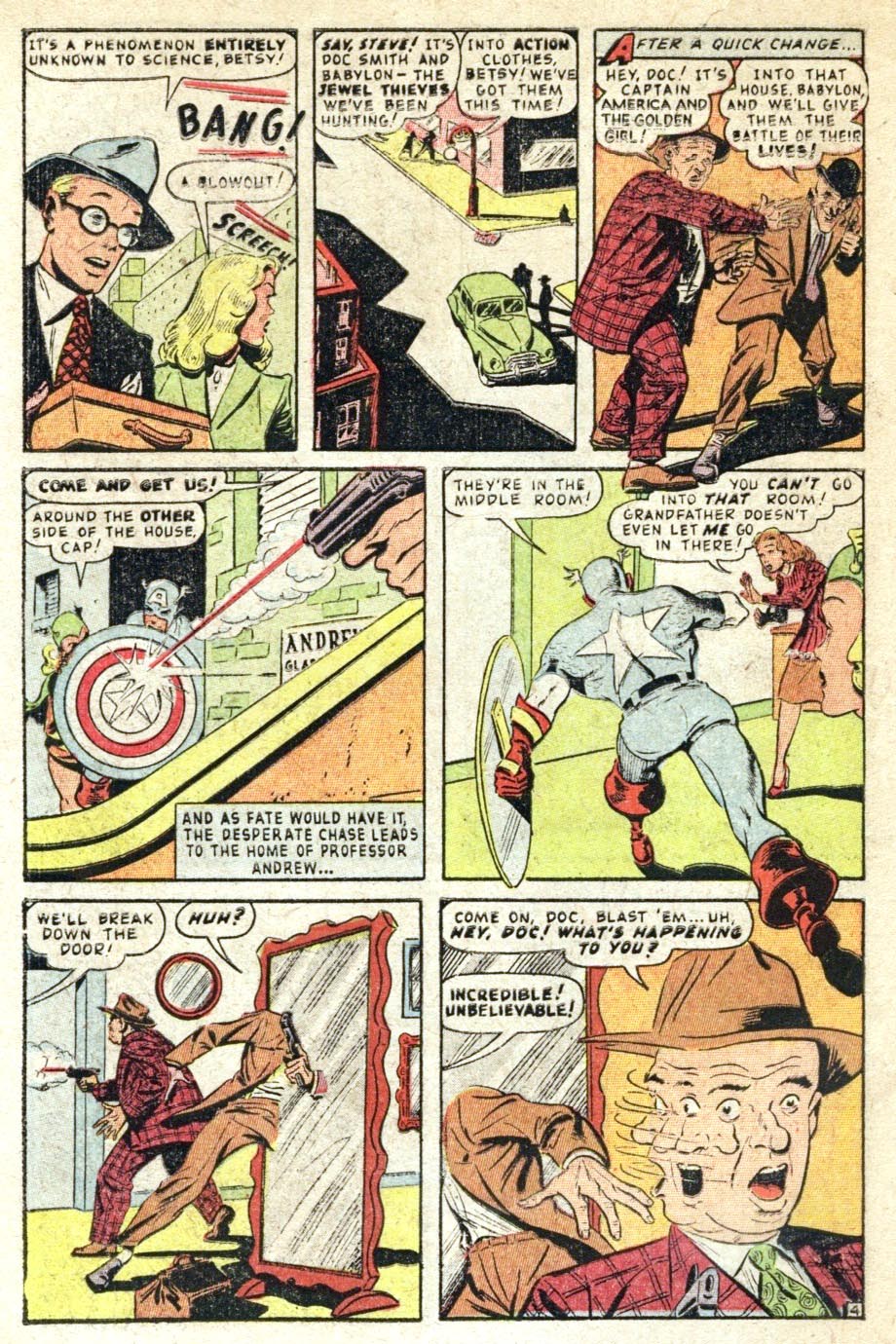 Read online Captain America Comics comic -  Issue #67 - 6