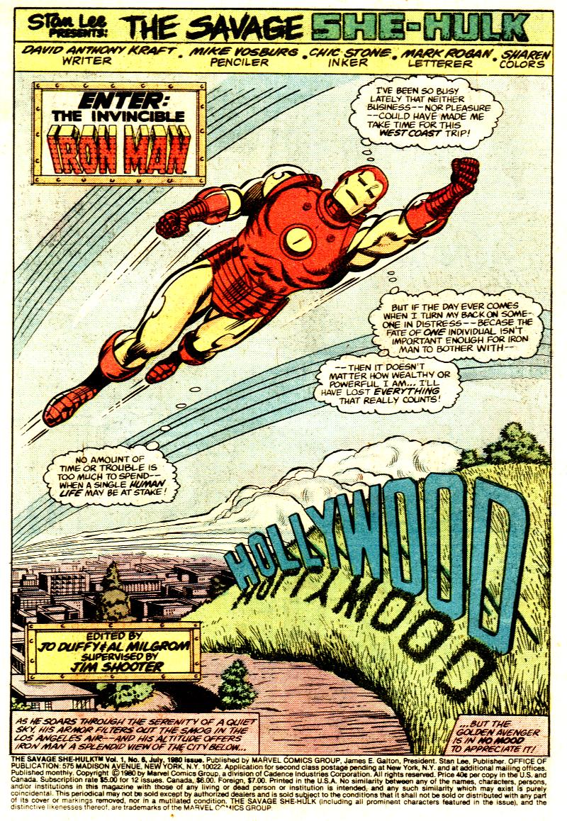 Read online The Savage She-Hulk comic -  Issue #6 - 2