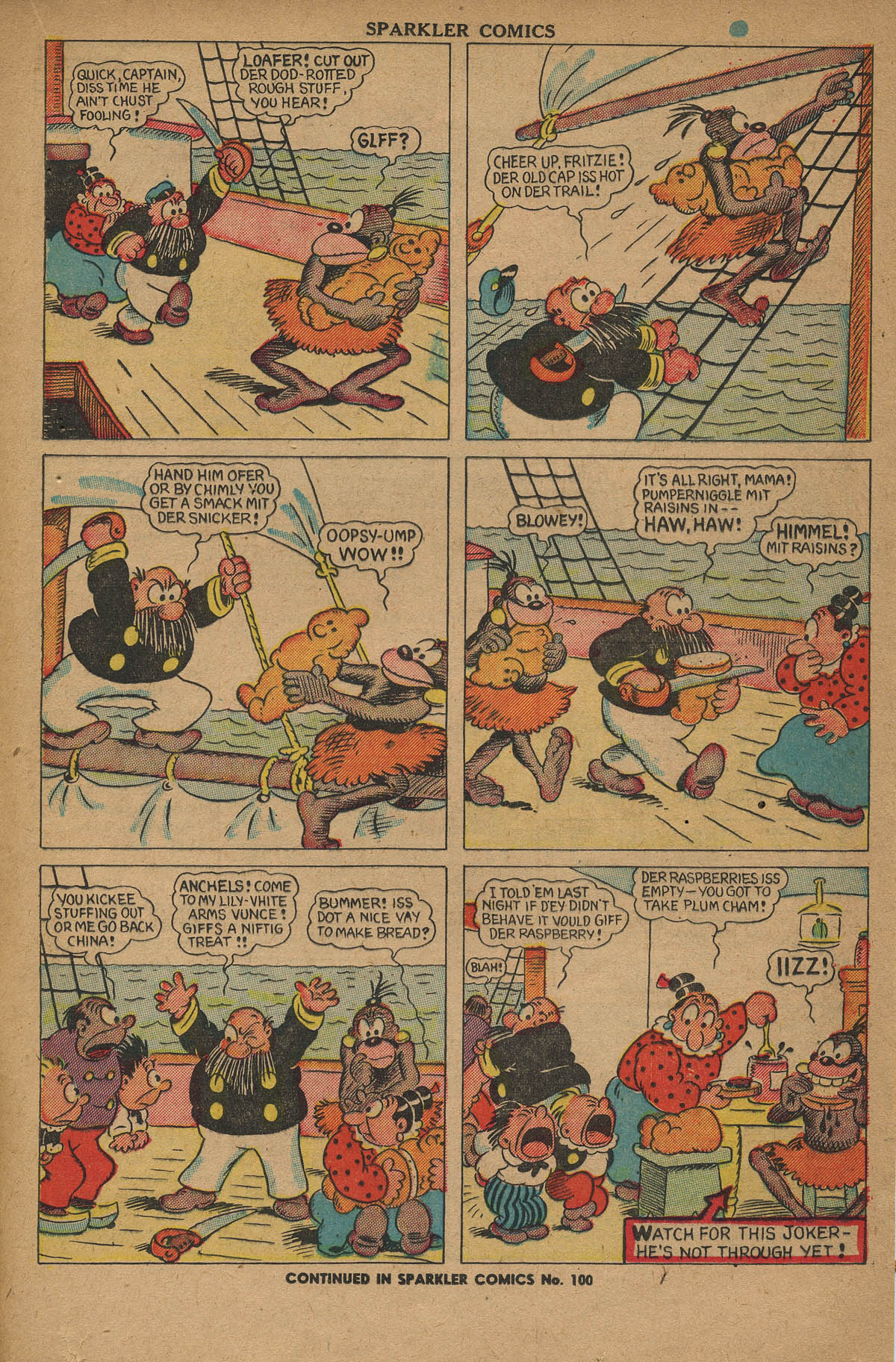 Read online Sparkler Comics comic -  Issue #99 - 17