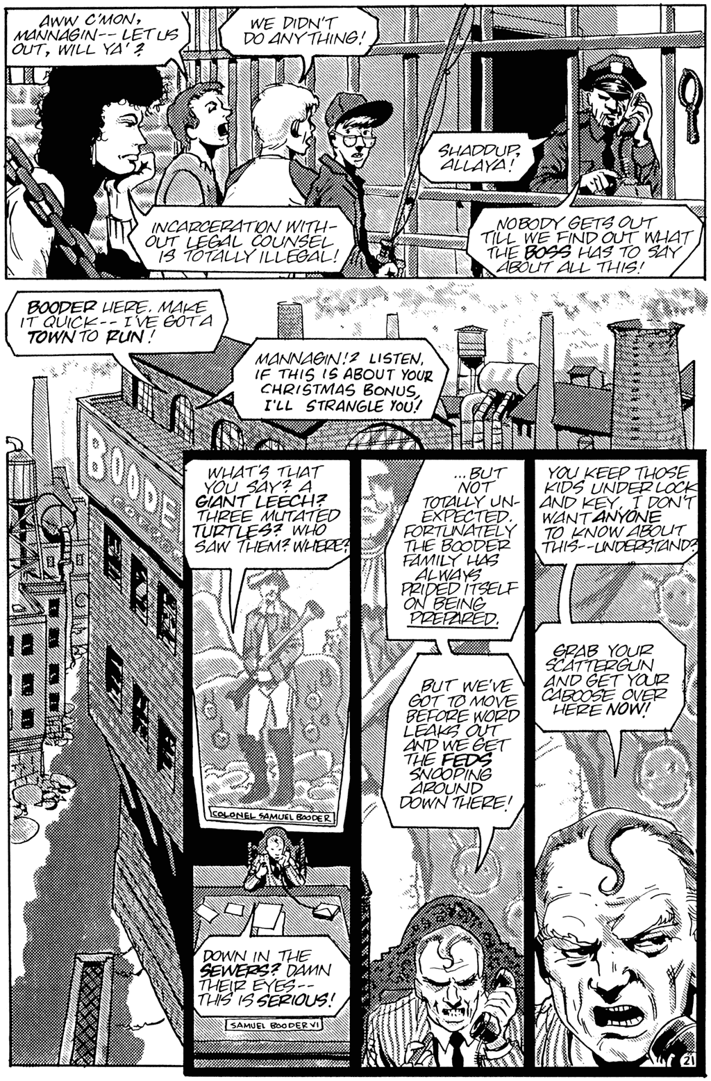 Read online Teenage Mutant Ninja Turtles (1984) comic -  Issue #25 - 23