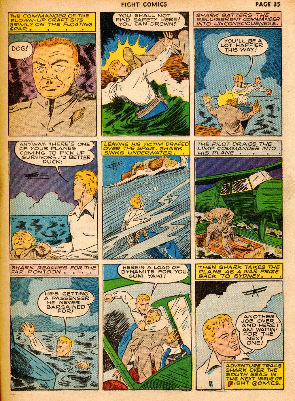 Read online Fight Comics comic -  Issue #15 - 36