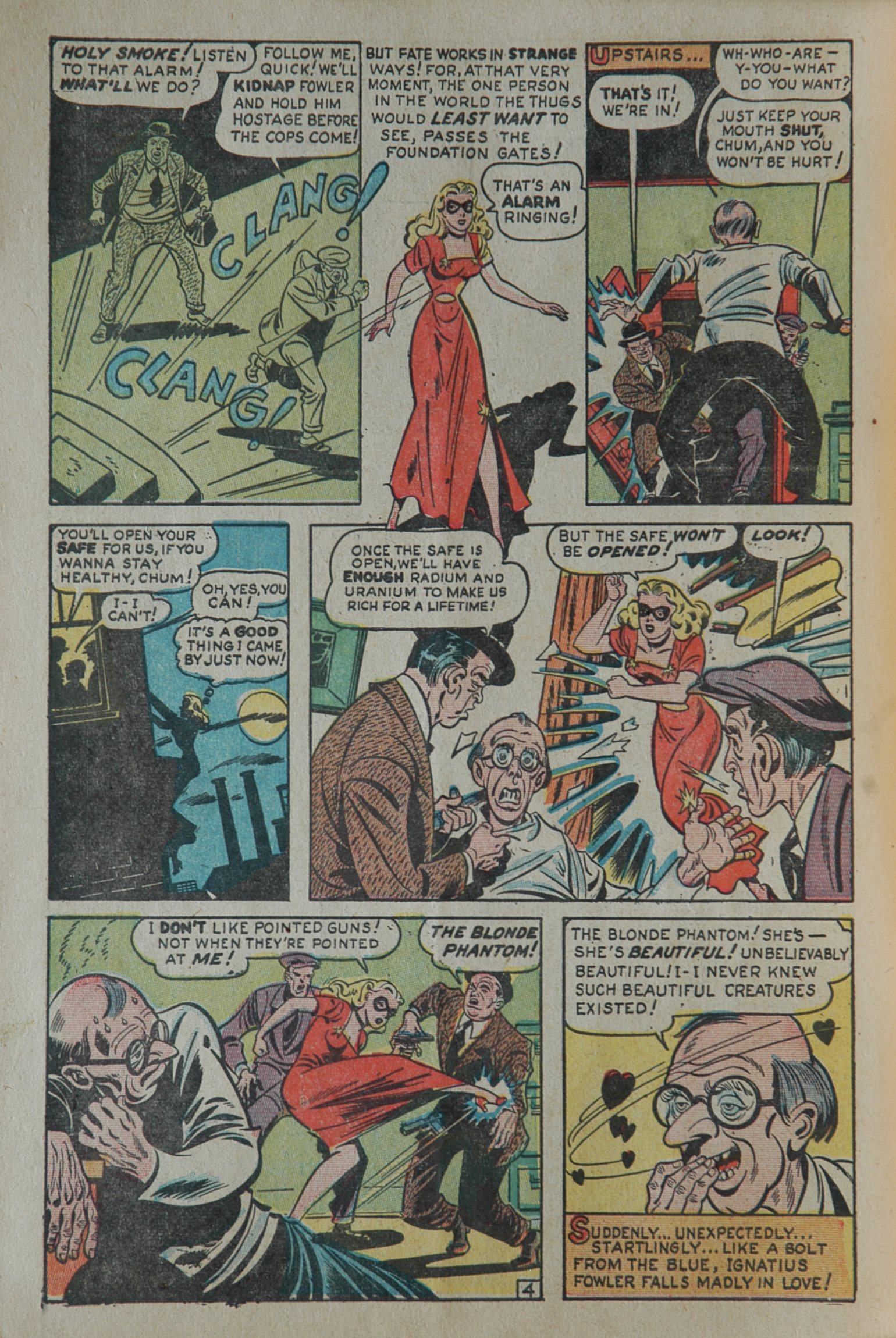 Read online Blonde Phantom Comics comic -  Issue #18 - 6