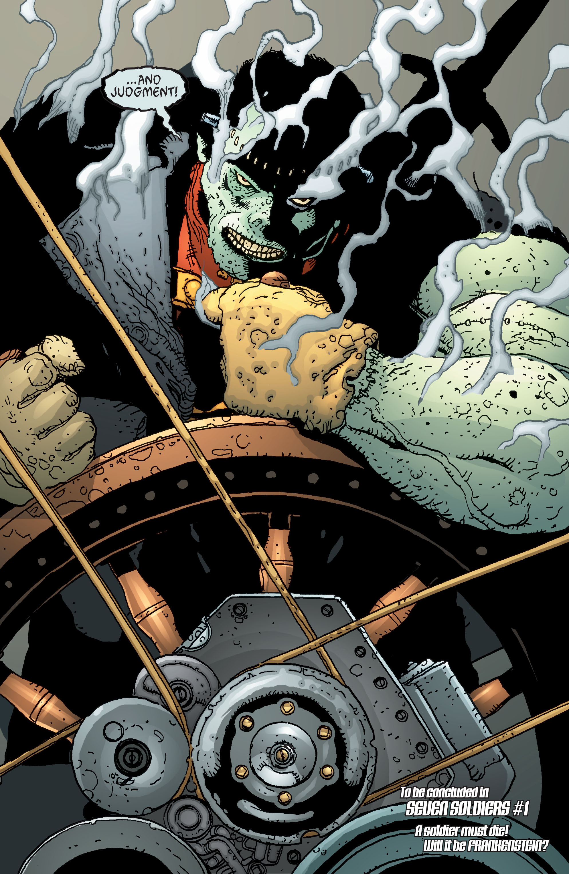 Read online Seven Soldiers: Frankenstein comic -  Issue #4 - 21