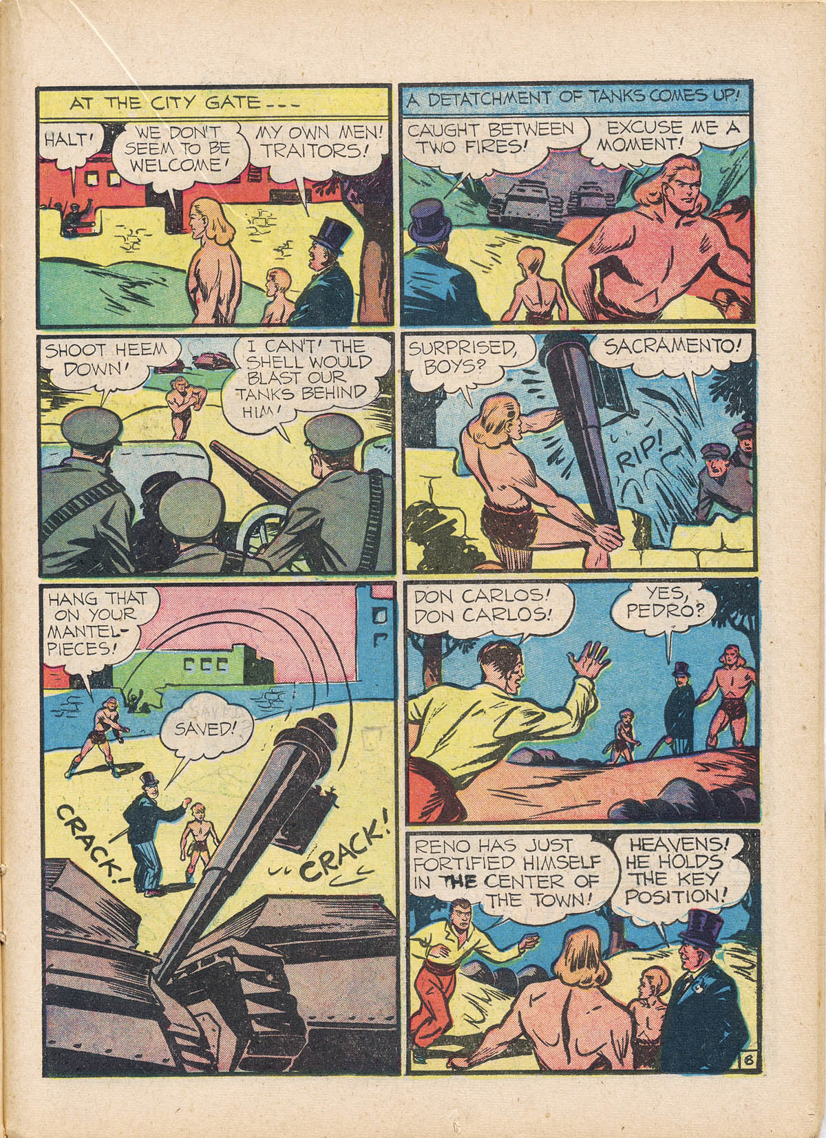 Read online Samson (1940) comic -  Issue #3 - 42