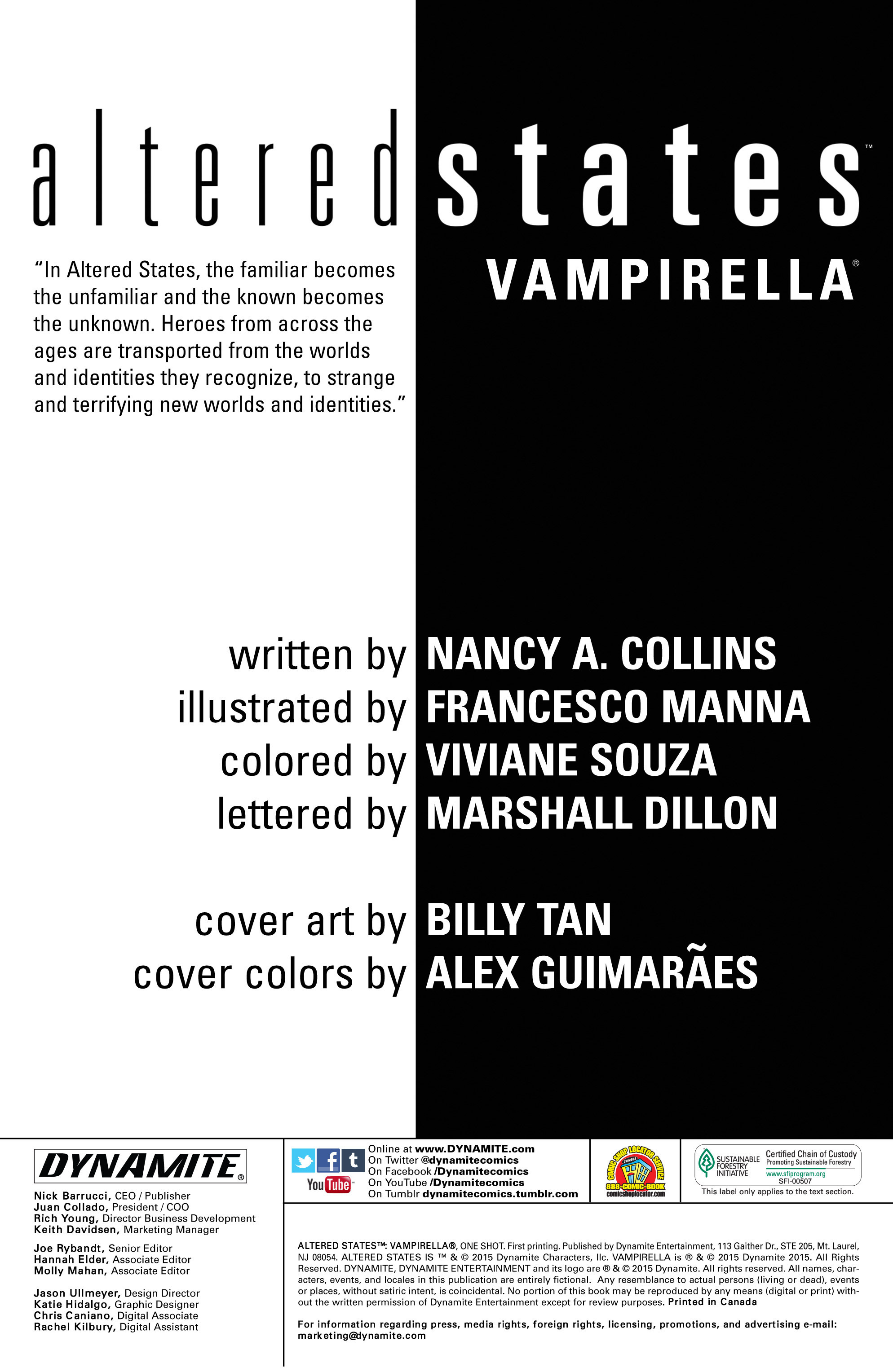 Read online Altered States: Vampirella comic -  Issue # Full - 2
