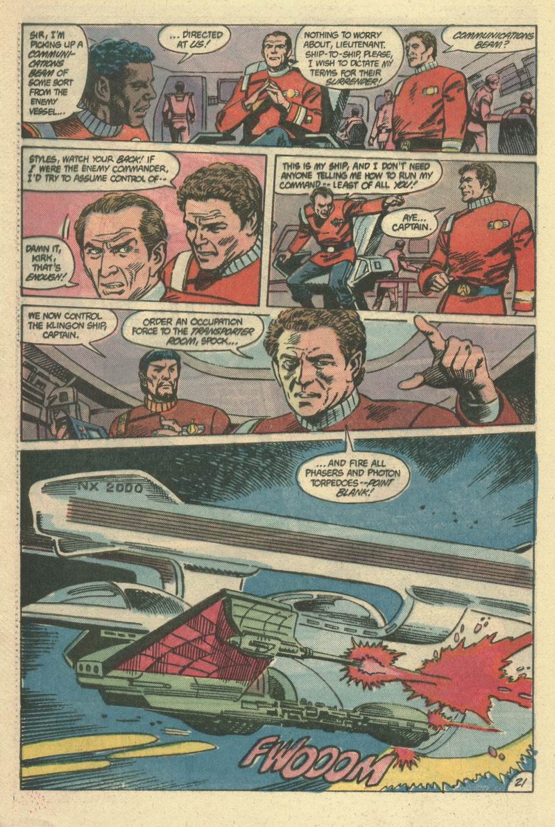 Read online Star Trek (1984) comic -  Issue #10 - 22