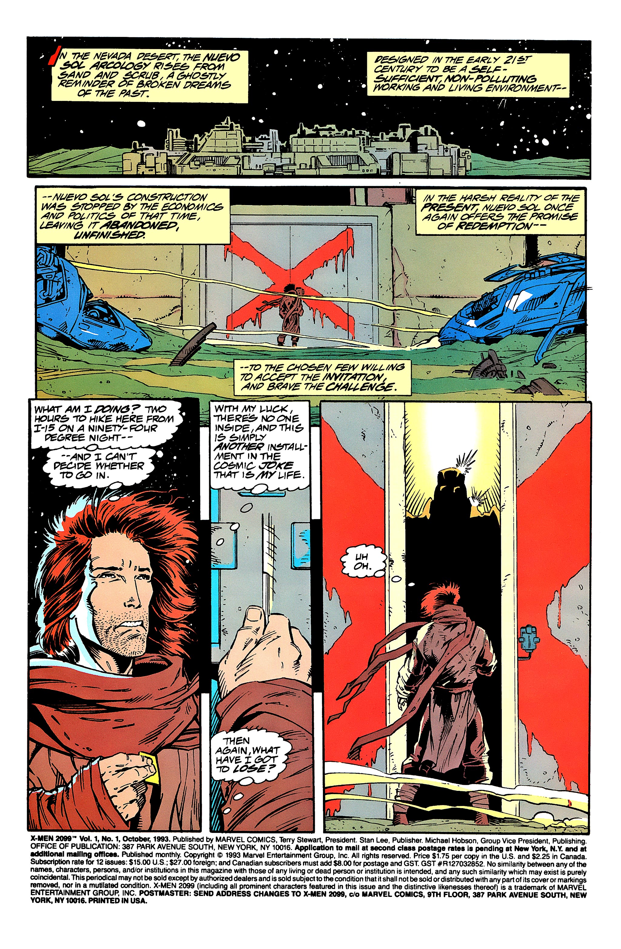Read online X-Men 2099 comic -  Issue #1 - 3