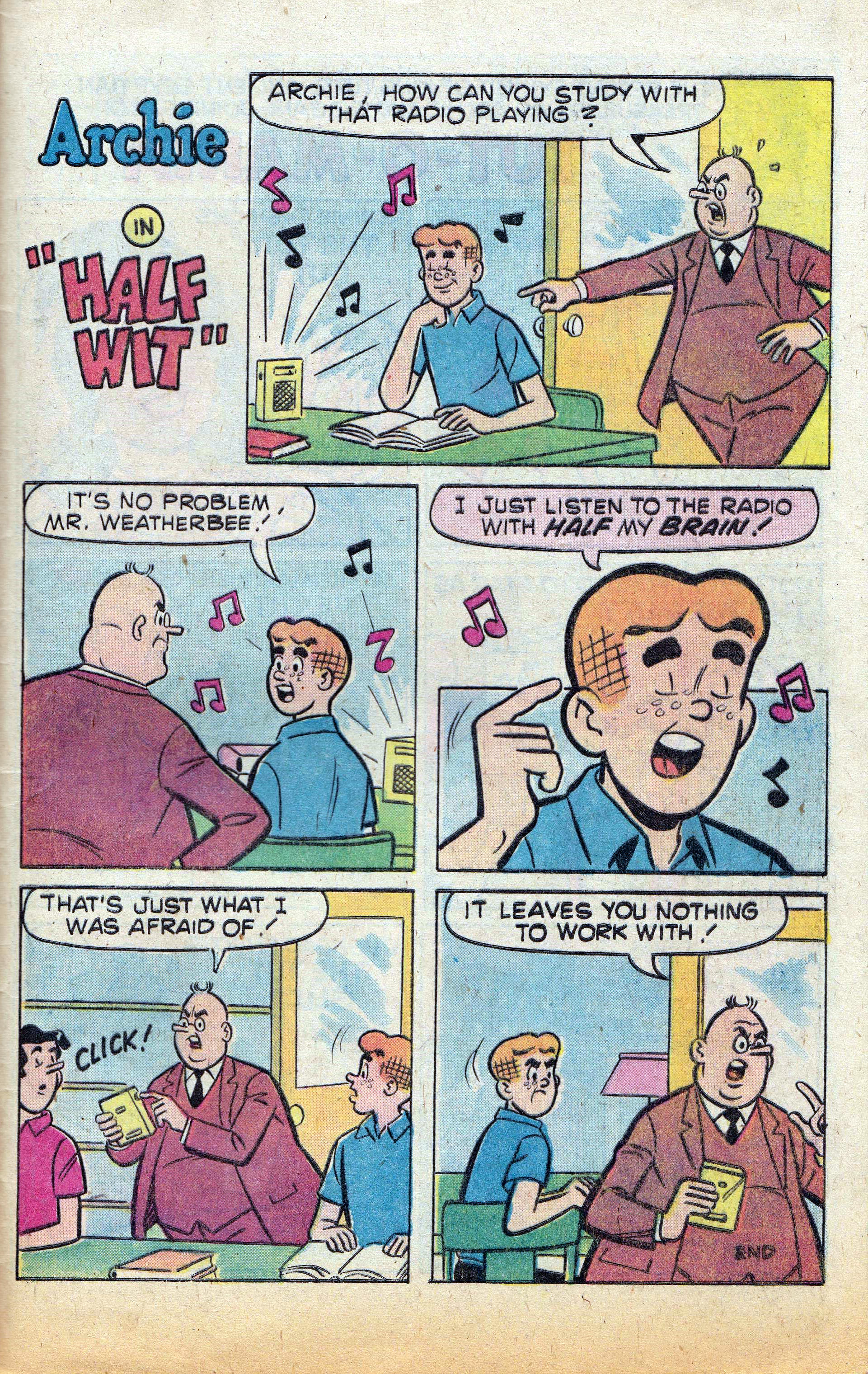 Read online Archie's Joke Book Magazine comic -  Issue #246 - 29