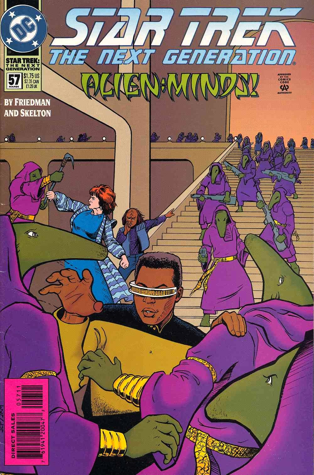 Read online Star Trek: The Next Generation (1989) comic -  Issue #57 - 1