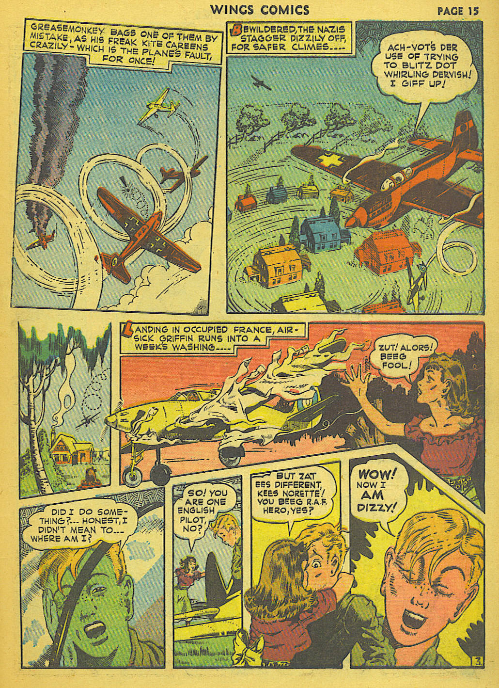 Read online Wings Comics comic -  Issue #18 - 16