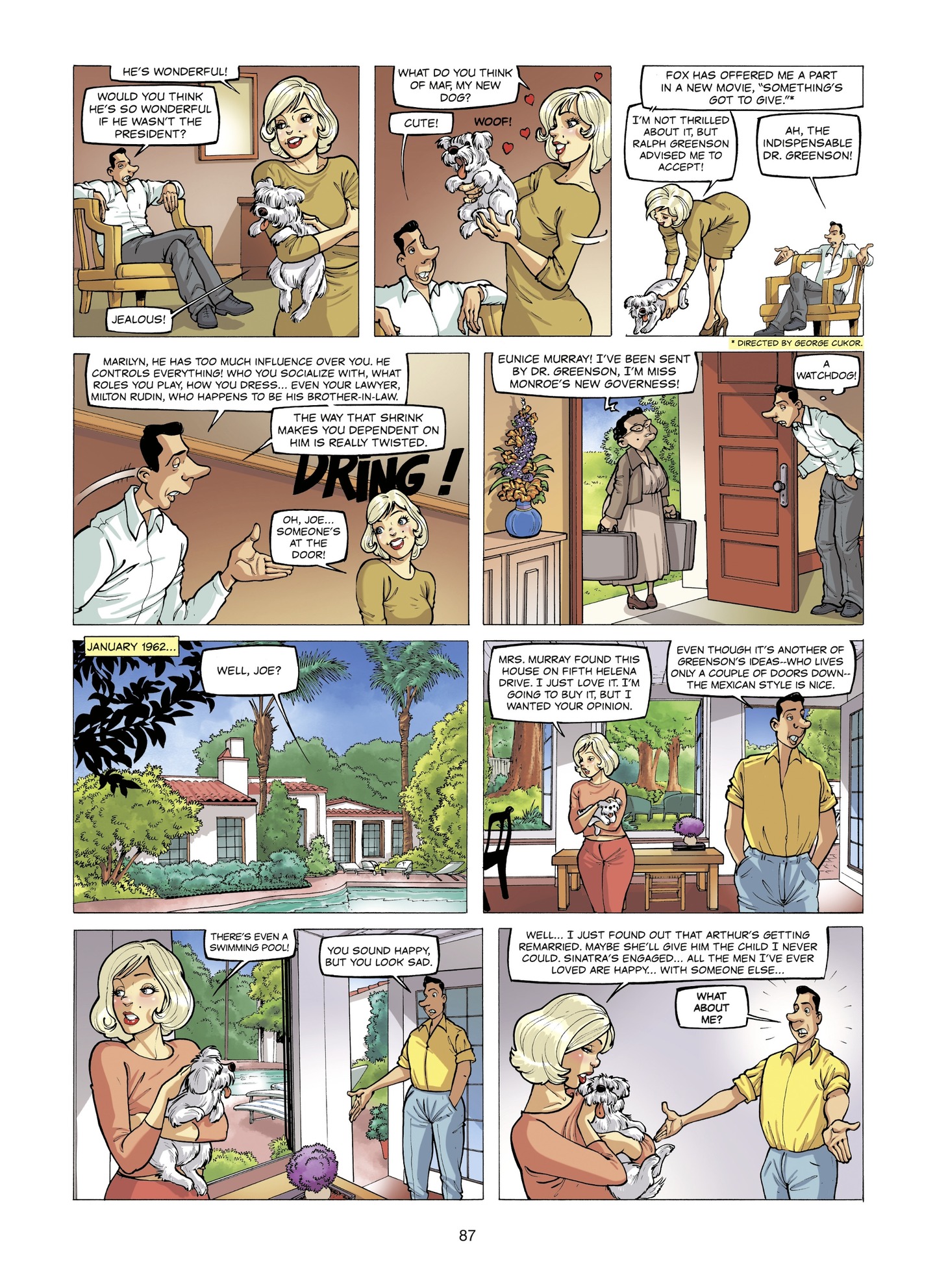 Read online The Stars of History: Marilyn Monroe comic -  Issue # TPB - 87