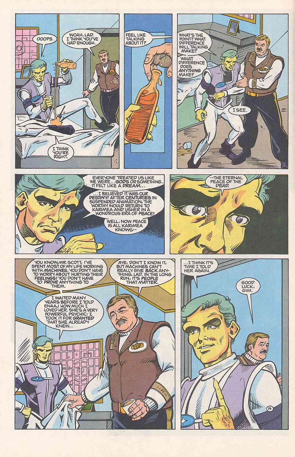 Read online Star Trek (1989) comic -  Issue #15 - 14