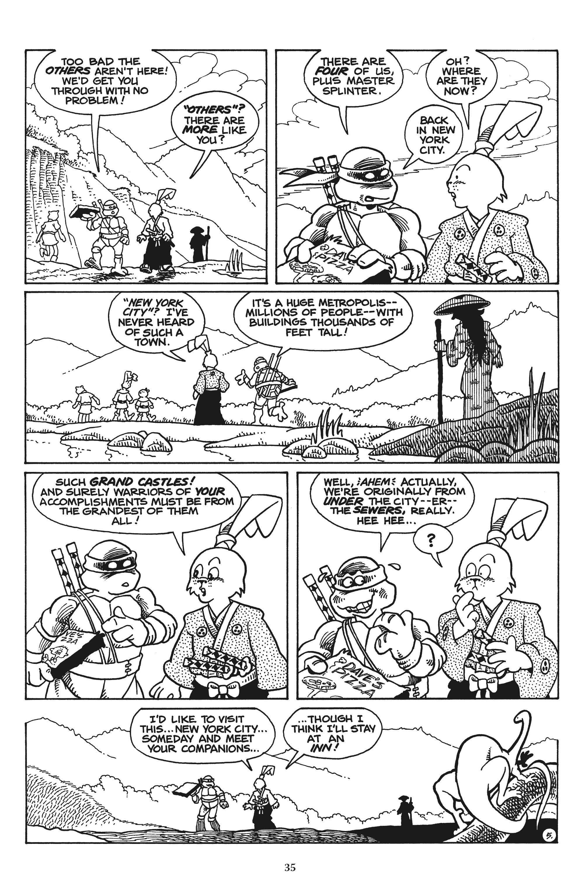 Read online Usagi Yojimbo/Teenage Mutant Ninja Turtles: The Complete Collection comic -  Issue # TPB (Part 1) - 32