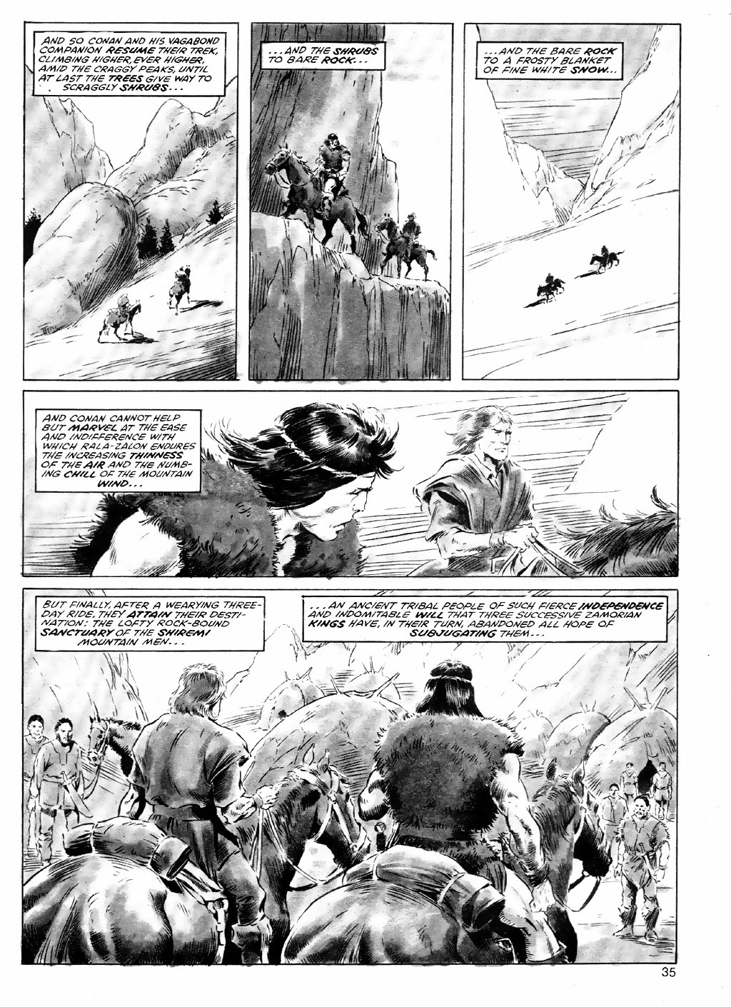 Read online The Savage Sword Of Conan comic -  Issue #84 - 35