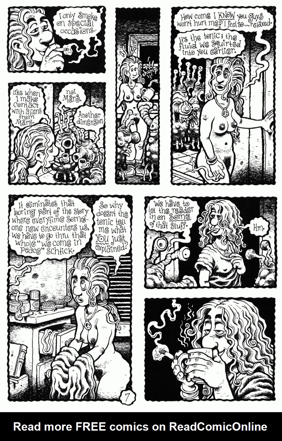 Read online Cynthia Petal's Really Fantastic Alien Sex Frenzy! comic -  Issue # Full - 9