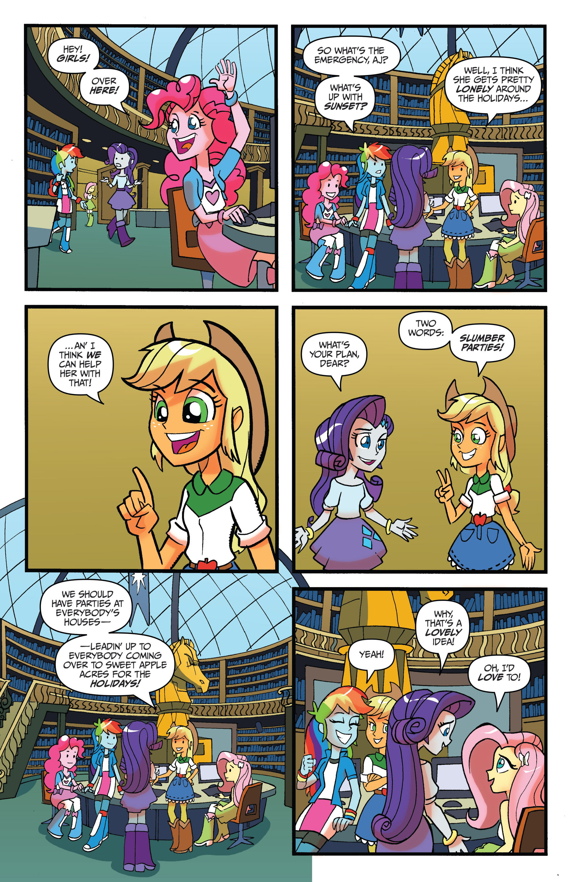 Read online My Little Pony: Equestria Girls Holiday Special 2014 comic -  Issue # Full - 9